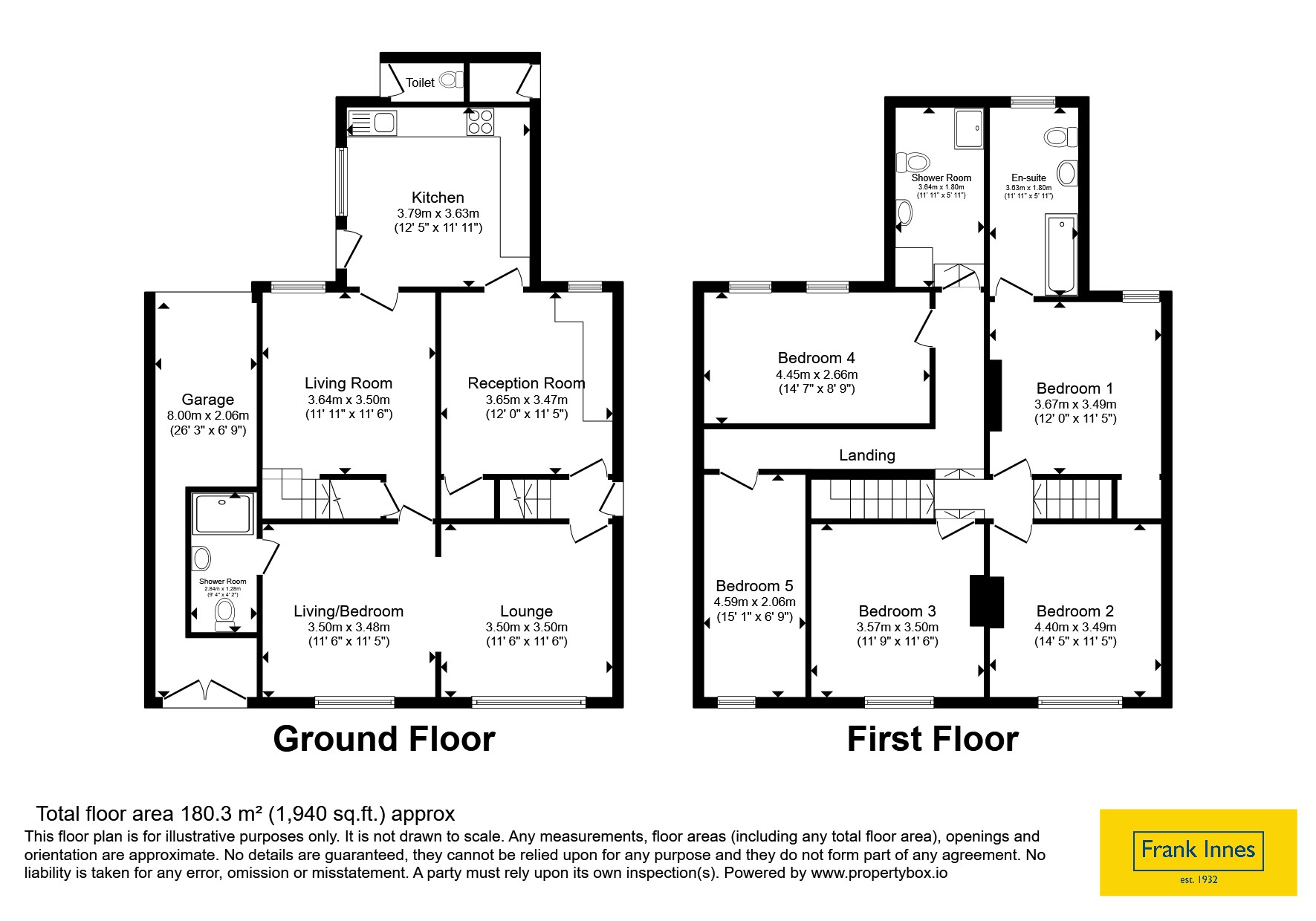 62/63, Shaw Street, Derbyshire floorplan