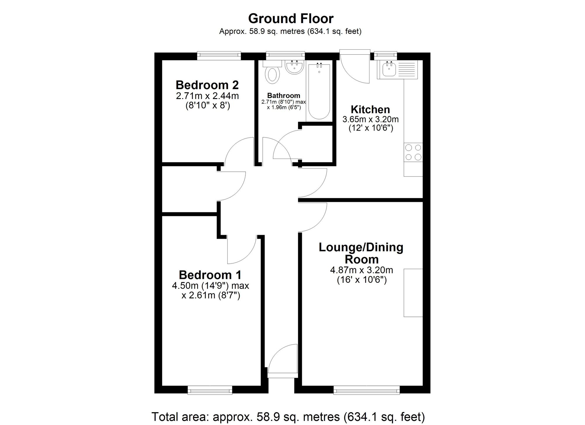 62 Gables Close, Royston floorplan