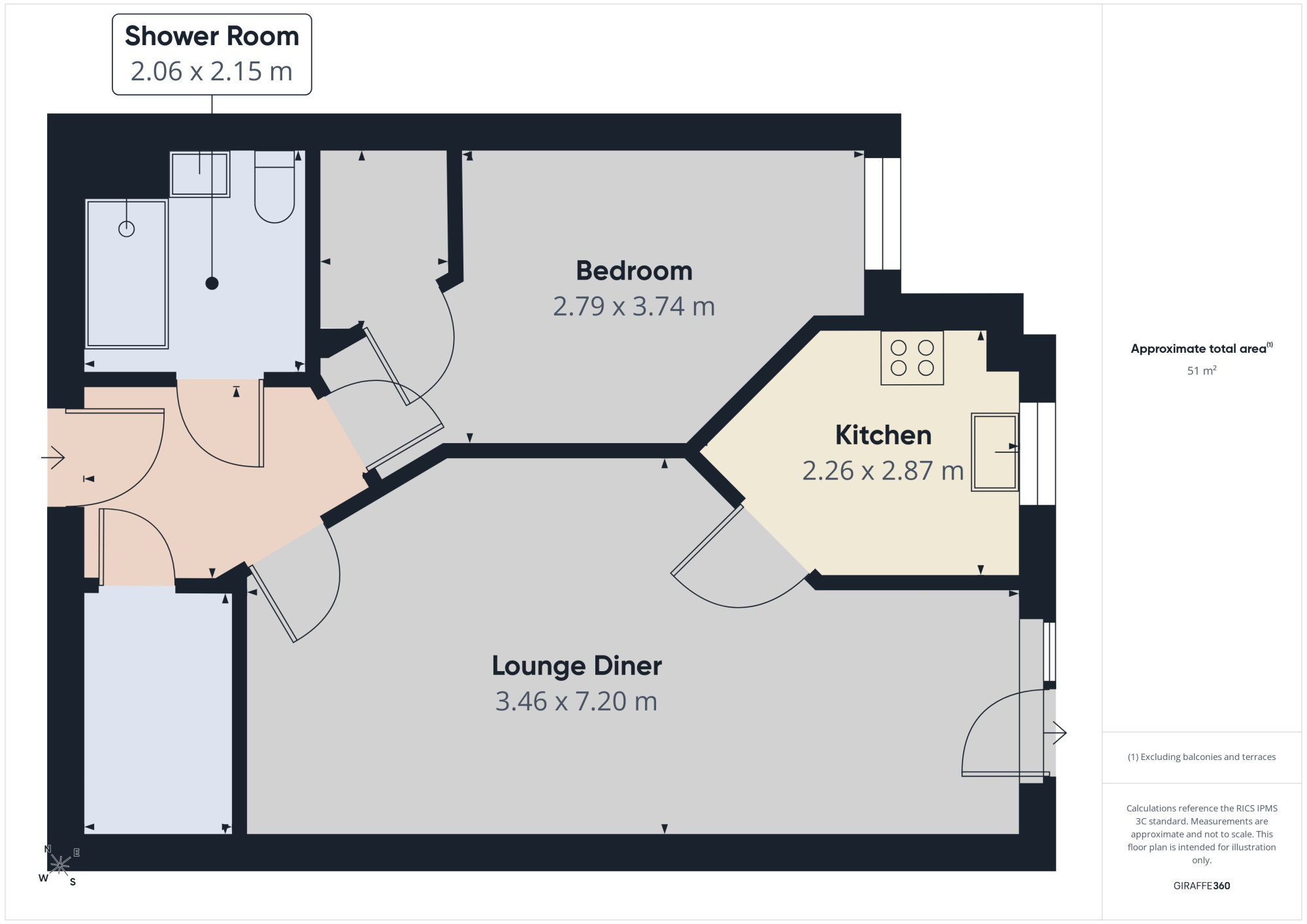 Flat 28, Darroch Gate, Blairgowrie floorplan