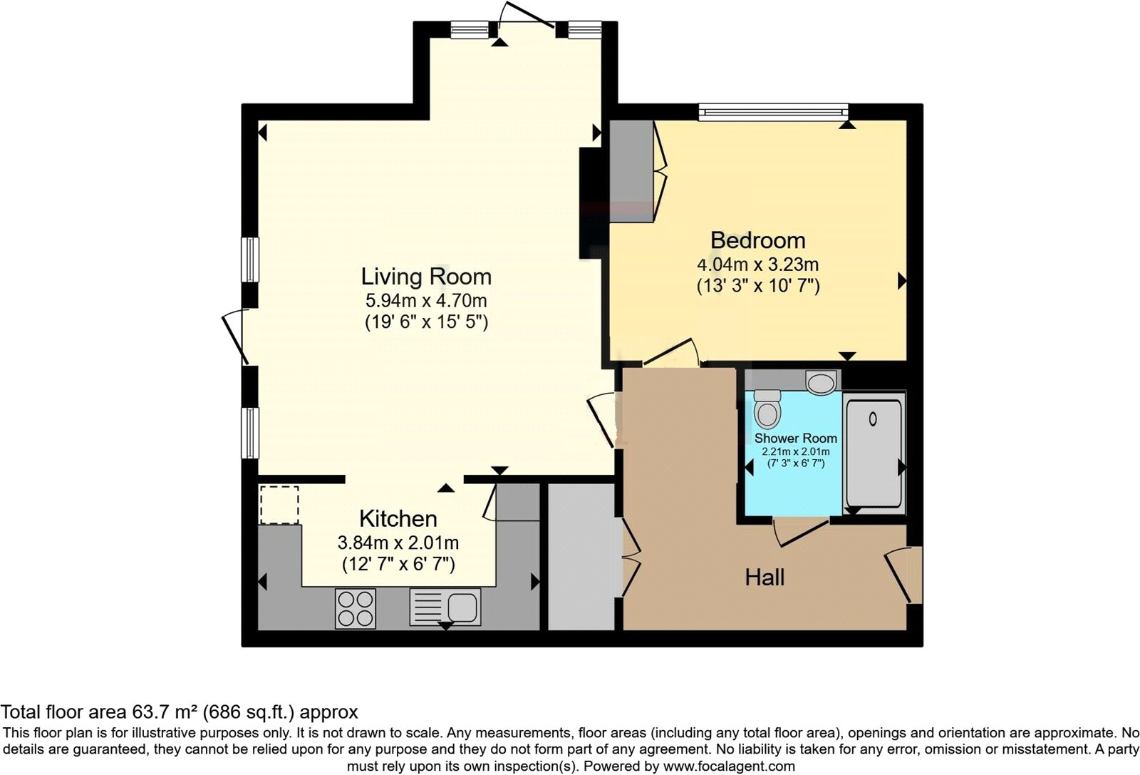3, Emerson Park, Hextable floorplan