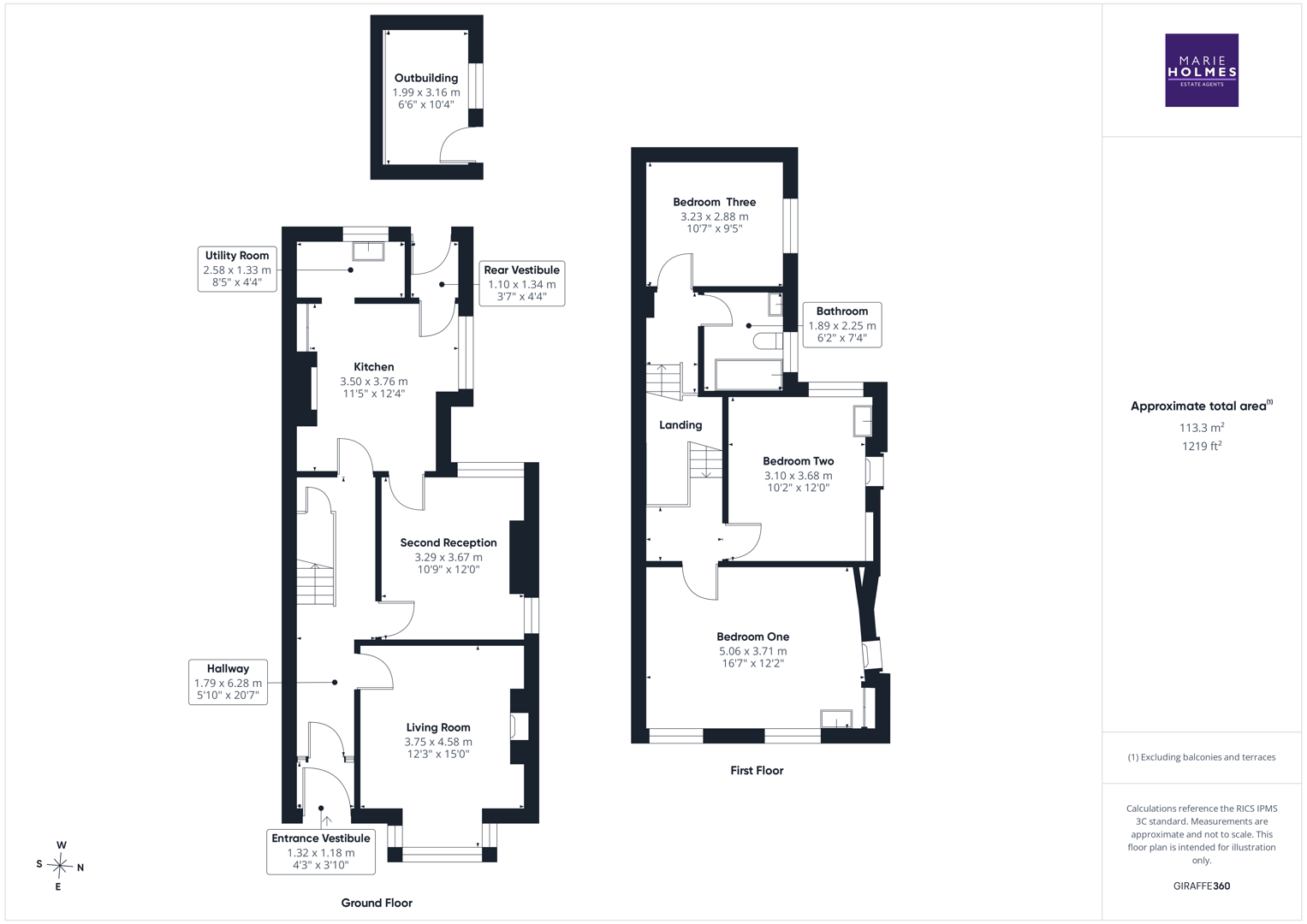 44, Station Road, Preston floorplan