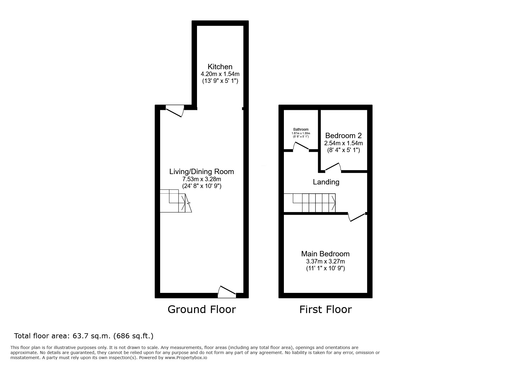 172, Norman Street, Derbyshire floorplan