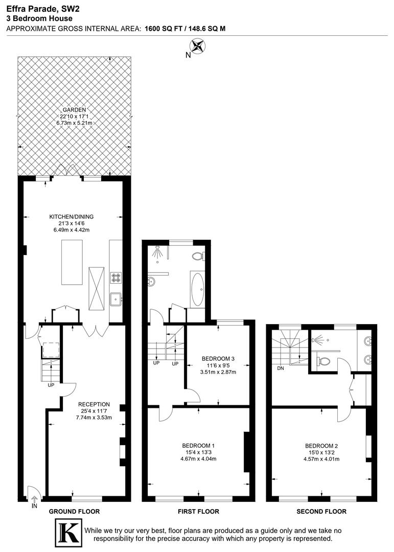 106, Effra Parade, London floorplan
