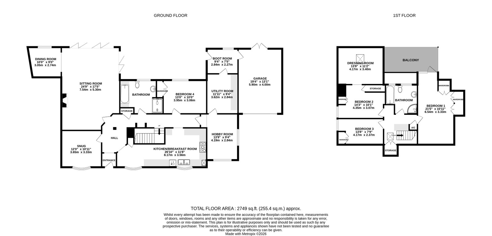 Step-Aside, Hereford floorplan