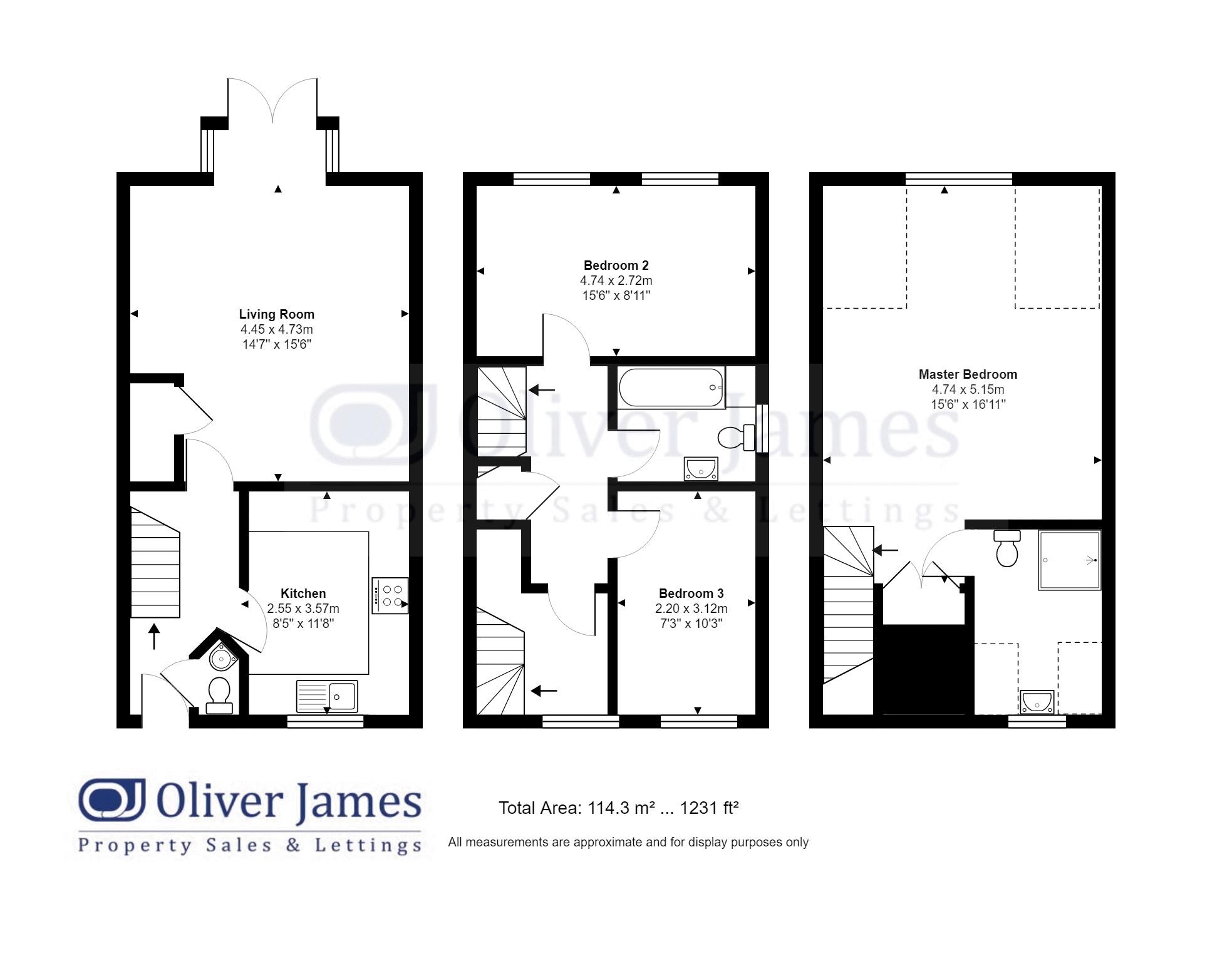 3 Bedrooms Semi-detached house for sale in Summers Hill Drive, Papworth Everard, Cambridgeshire. CB23