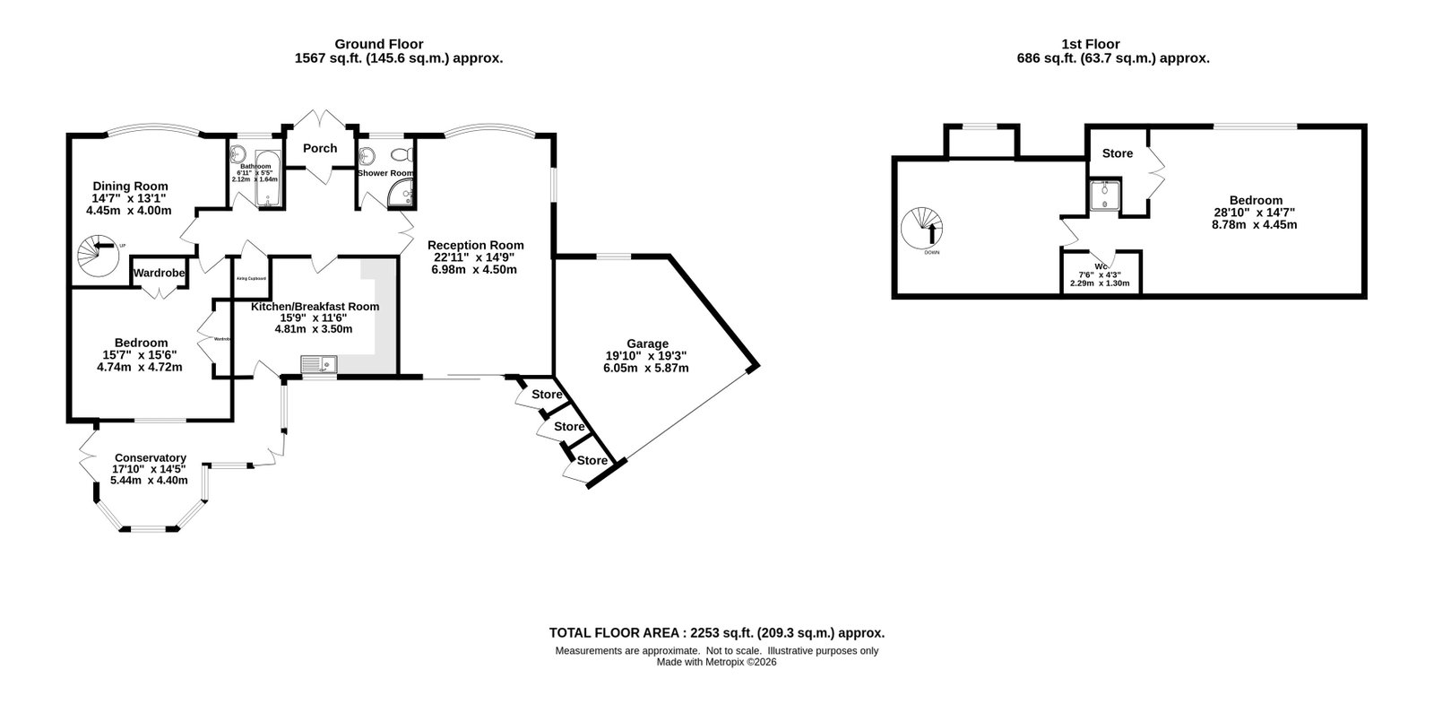 22, Brindley Brae, Stourbridge floorplan
