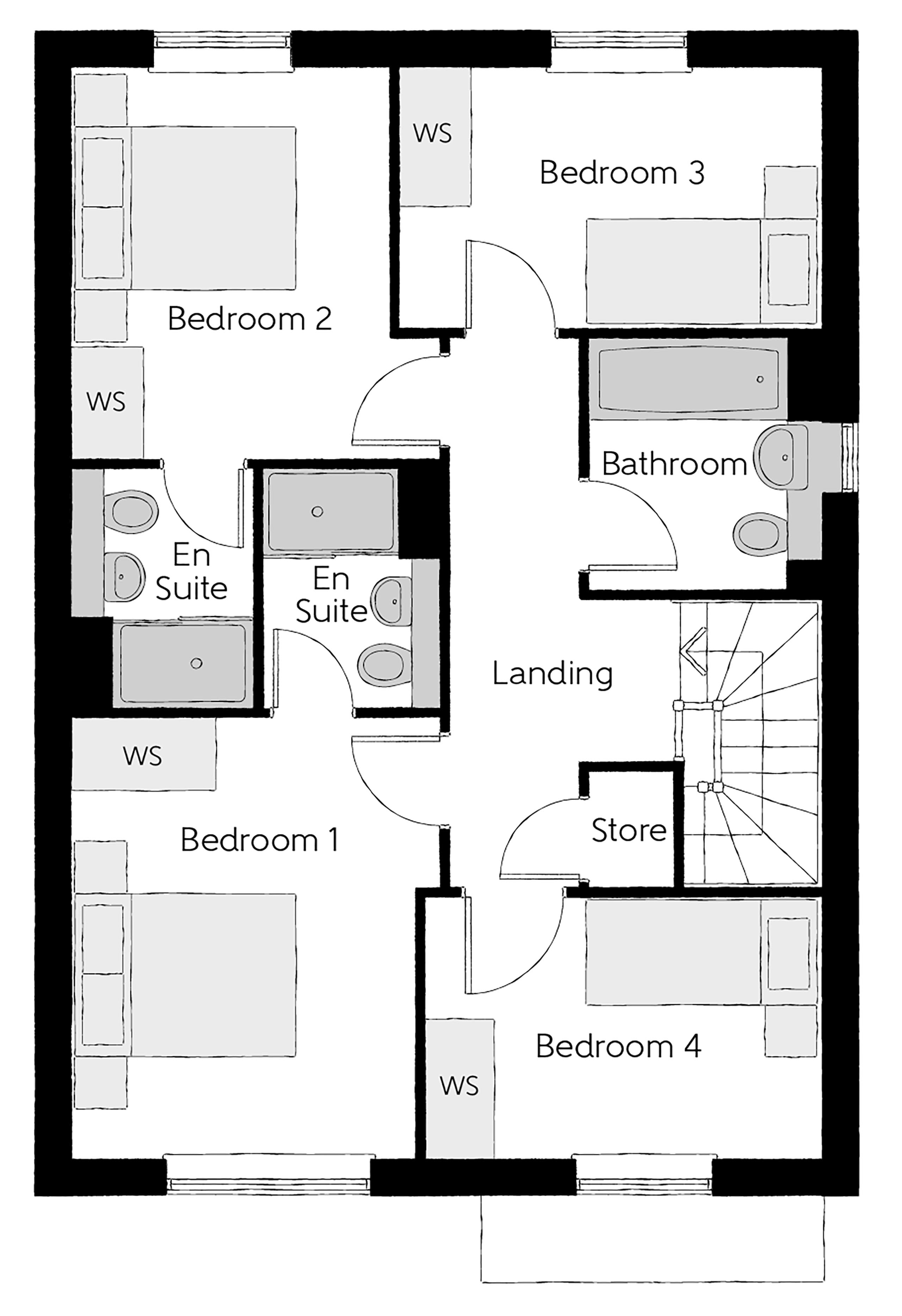 311, Creedy Bridge, Sandford, Crediton floorplan