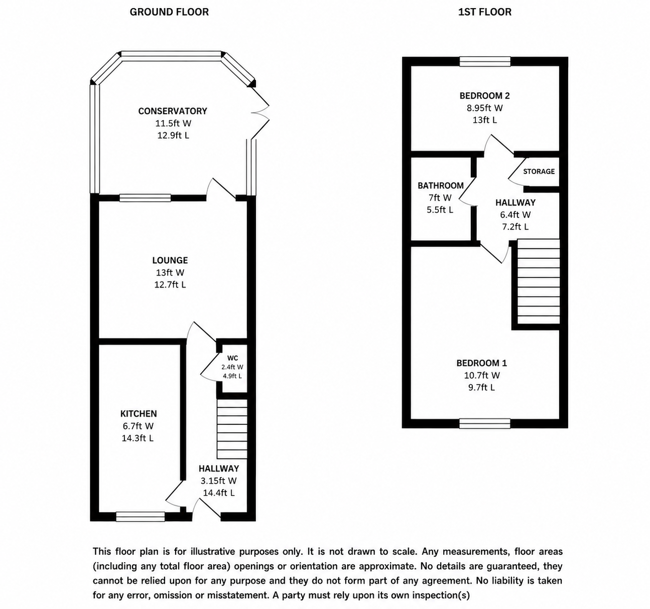 72, Stour Close, Harwich floorplan