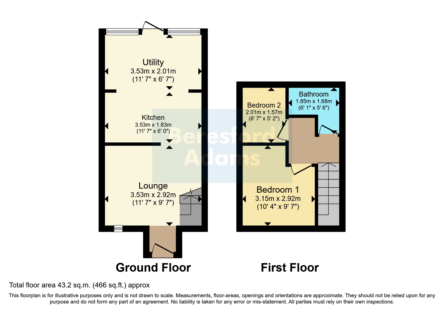 Minffordd, Bangor, Gwynedd LL57, 2 bedroom terraced house for sale