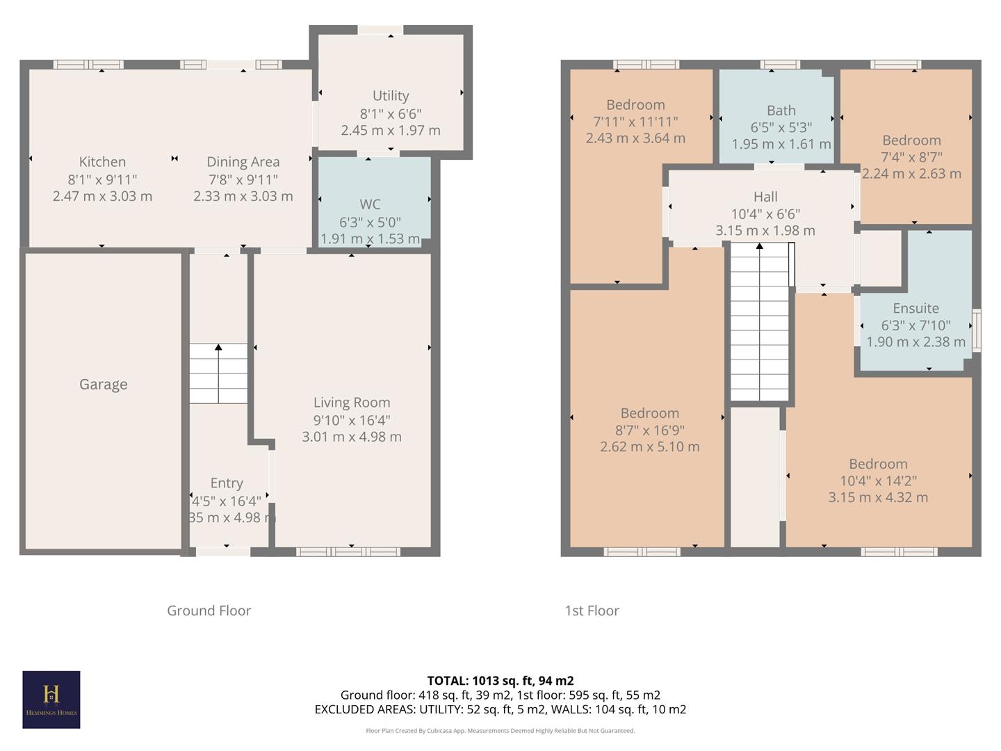 1, Old School Court, West Calder floorplan