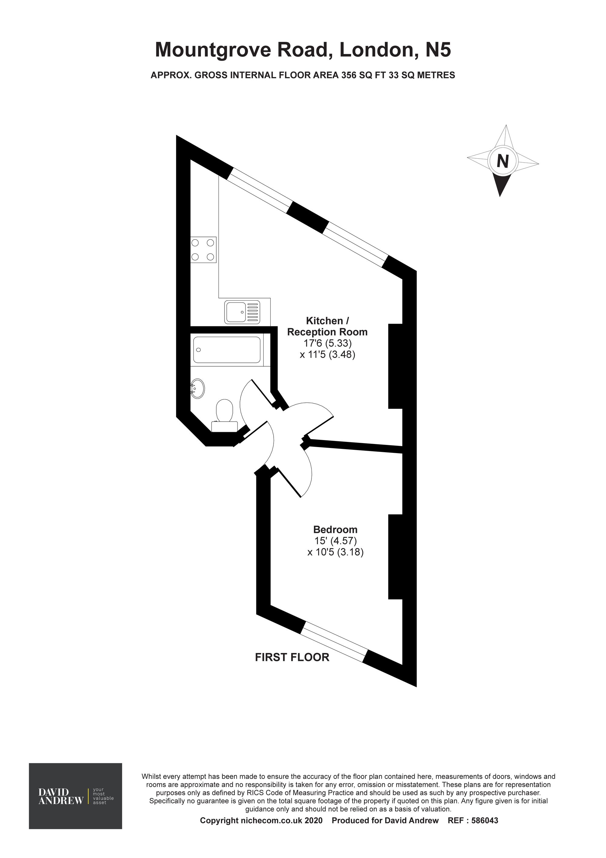 80a Mountgrove Road, London floorplan