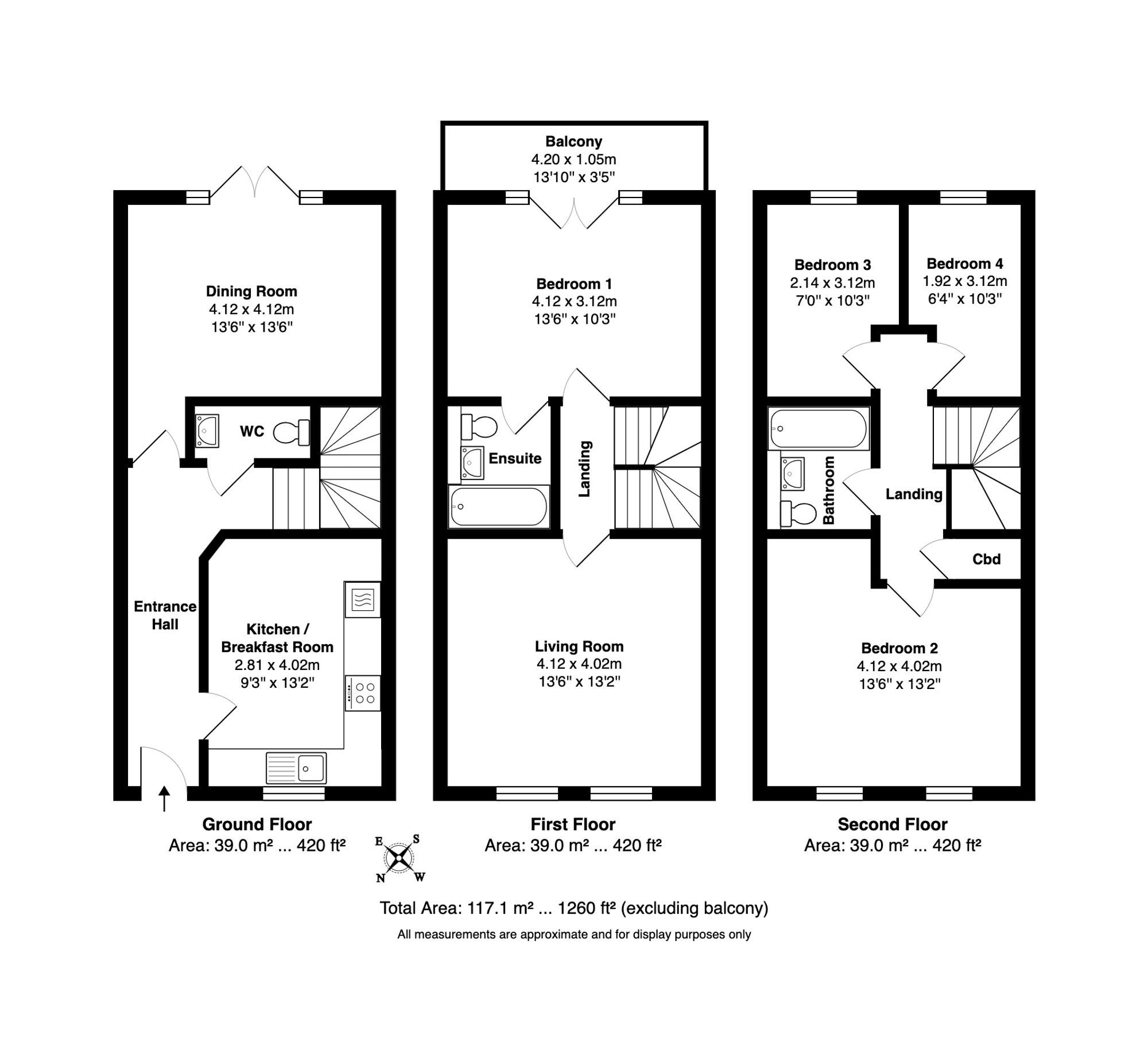 33 Hutton Gate, Harrogate floorplan