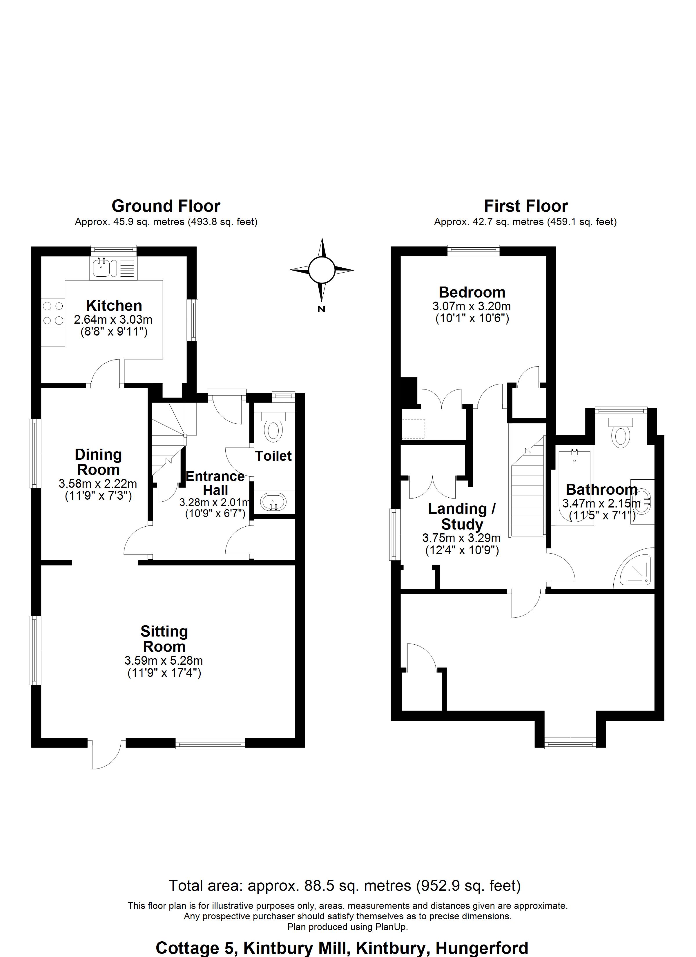 Kintbury Mill, Kintbury RG17, 2 bedroom end terrace house for sale