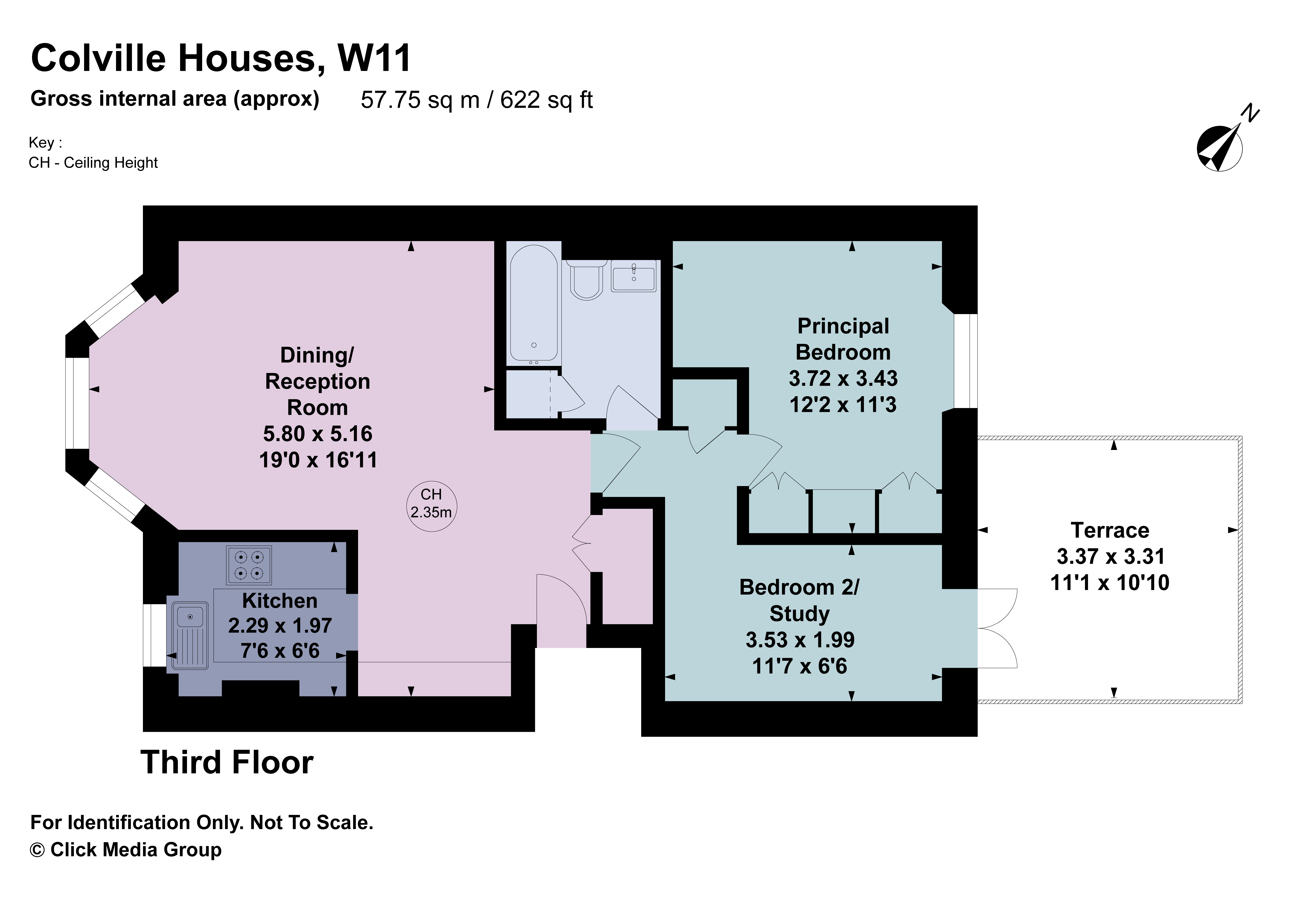 Flat 4, 6, Colville Houses, London floorplan