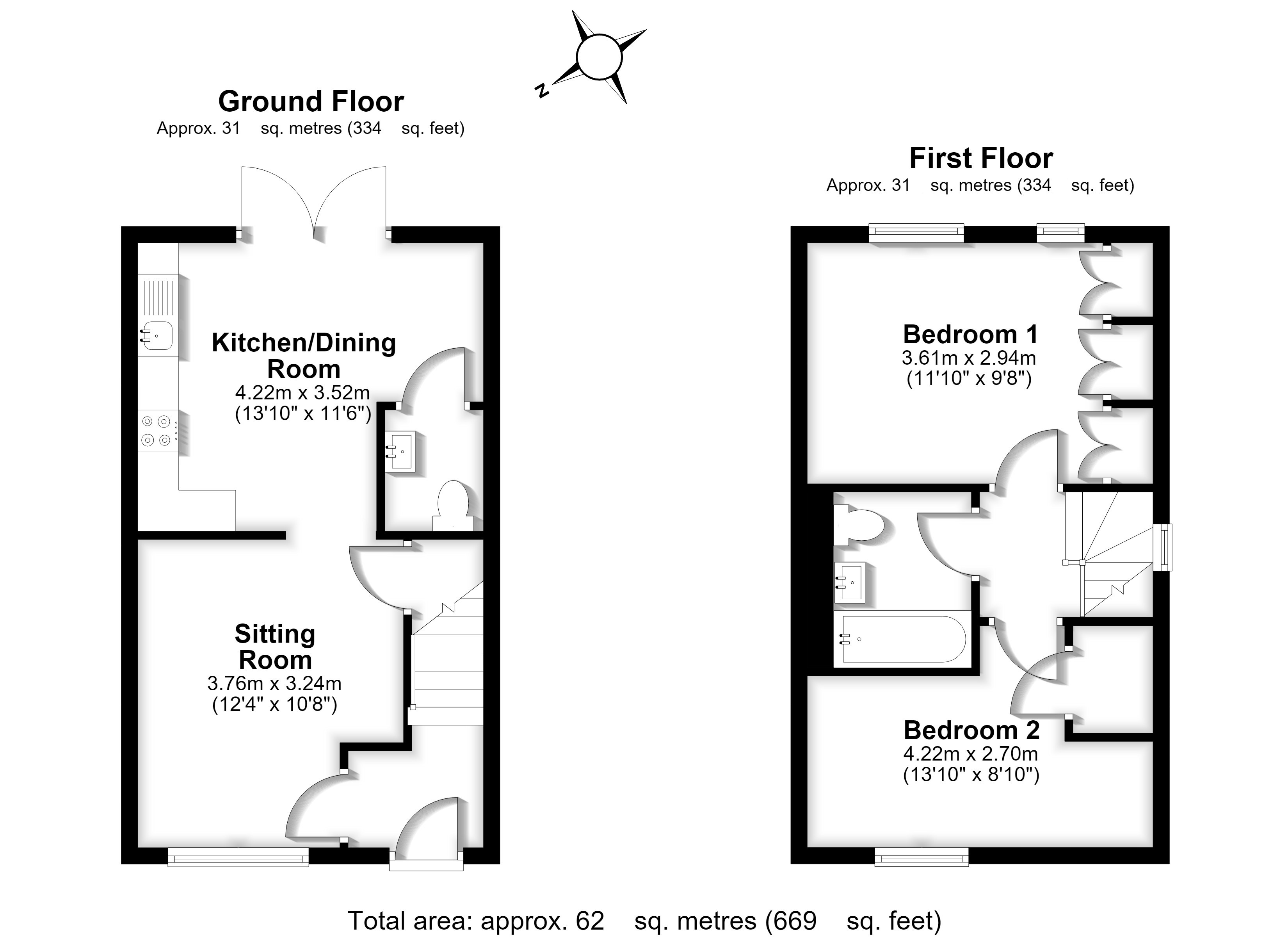 21, King Charles Drive, Essex floorplan