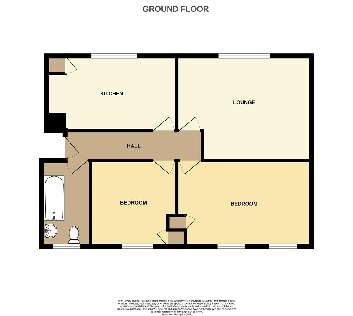 82, Moorland Road, St. Austell floorplan