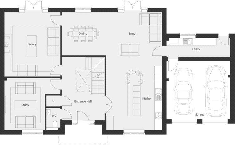 VERDANT, Becton Rough, Barton Common Road, Barton on Sea floorplan