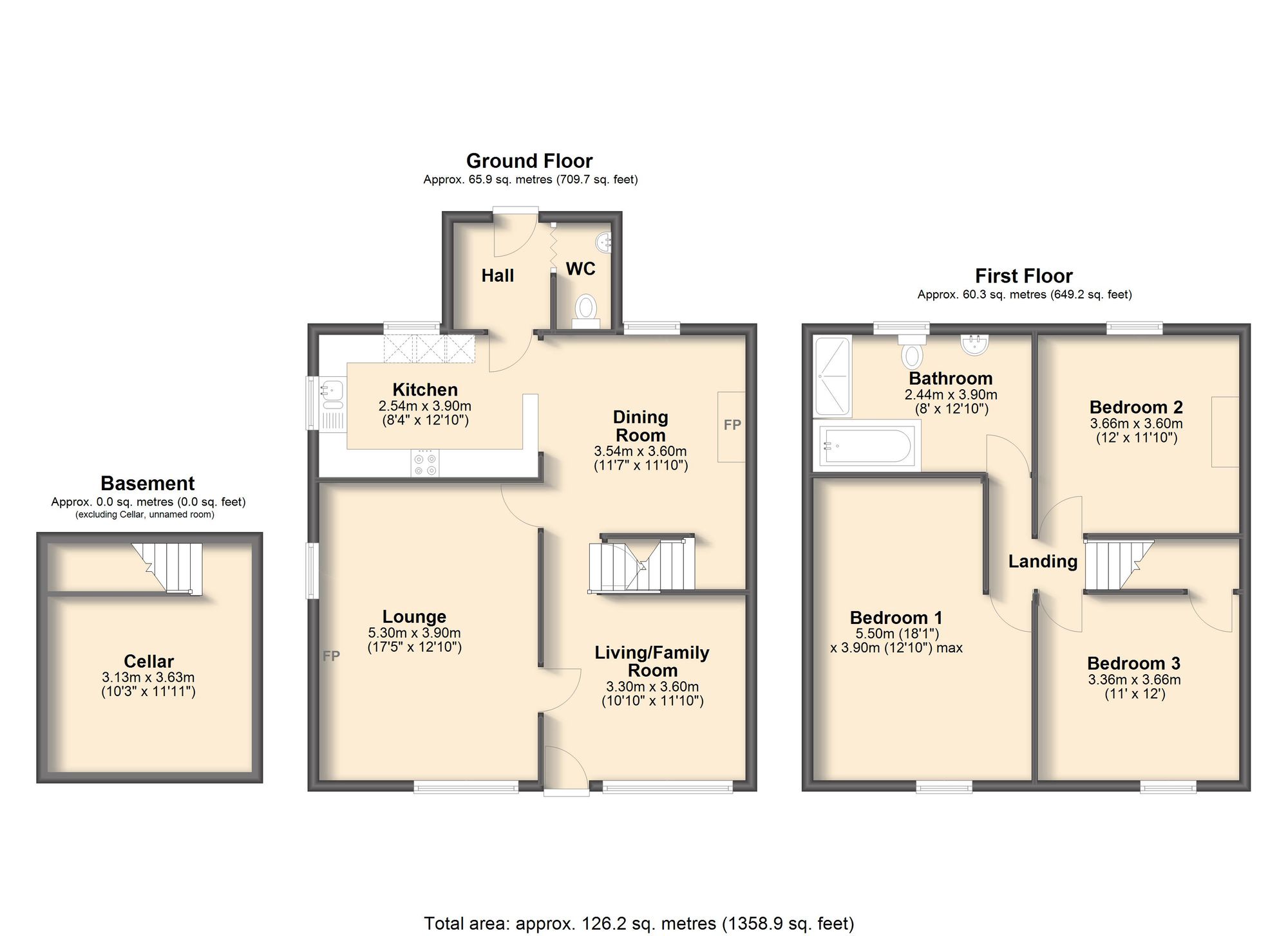 39 Main Road, Sheffield floorplan
