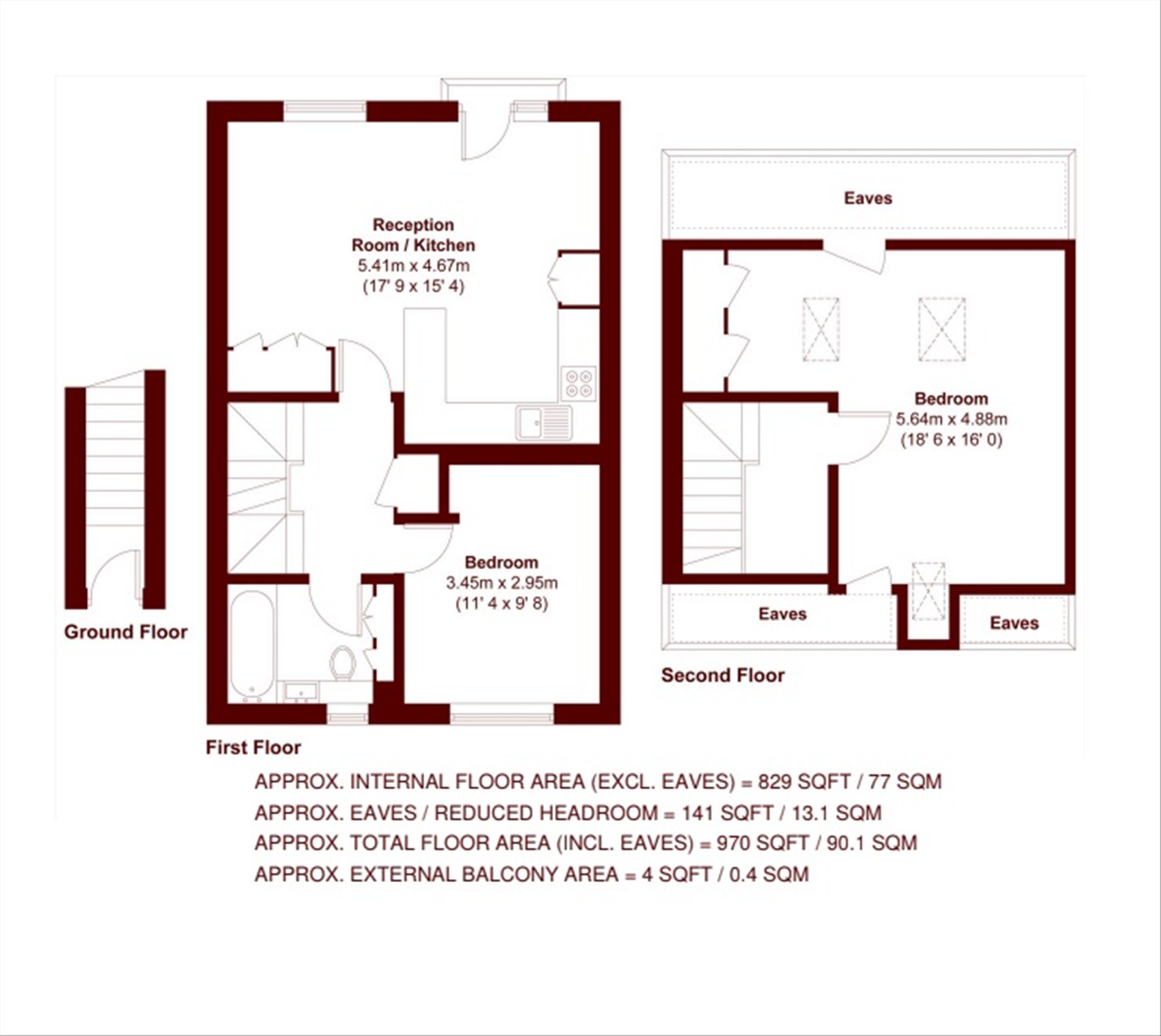 36A, Tavistock Crescent, London floorplan