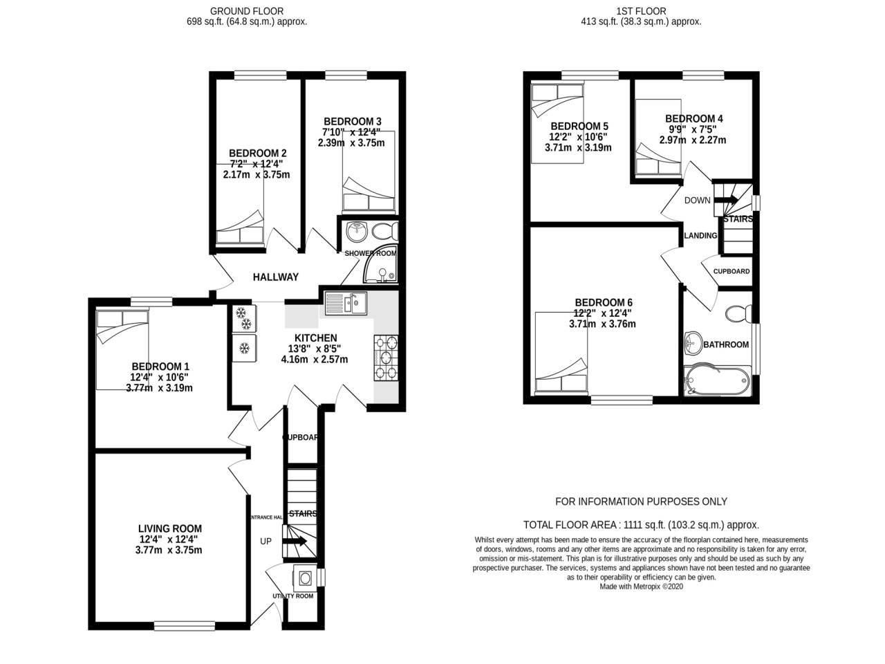 44, Mandeville Road floorplan
