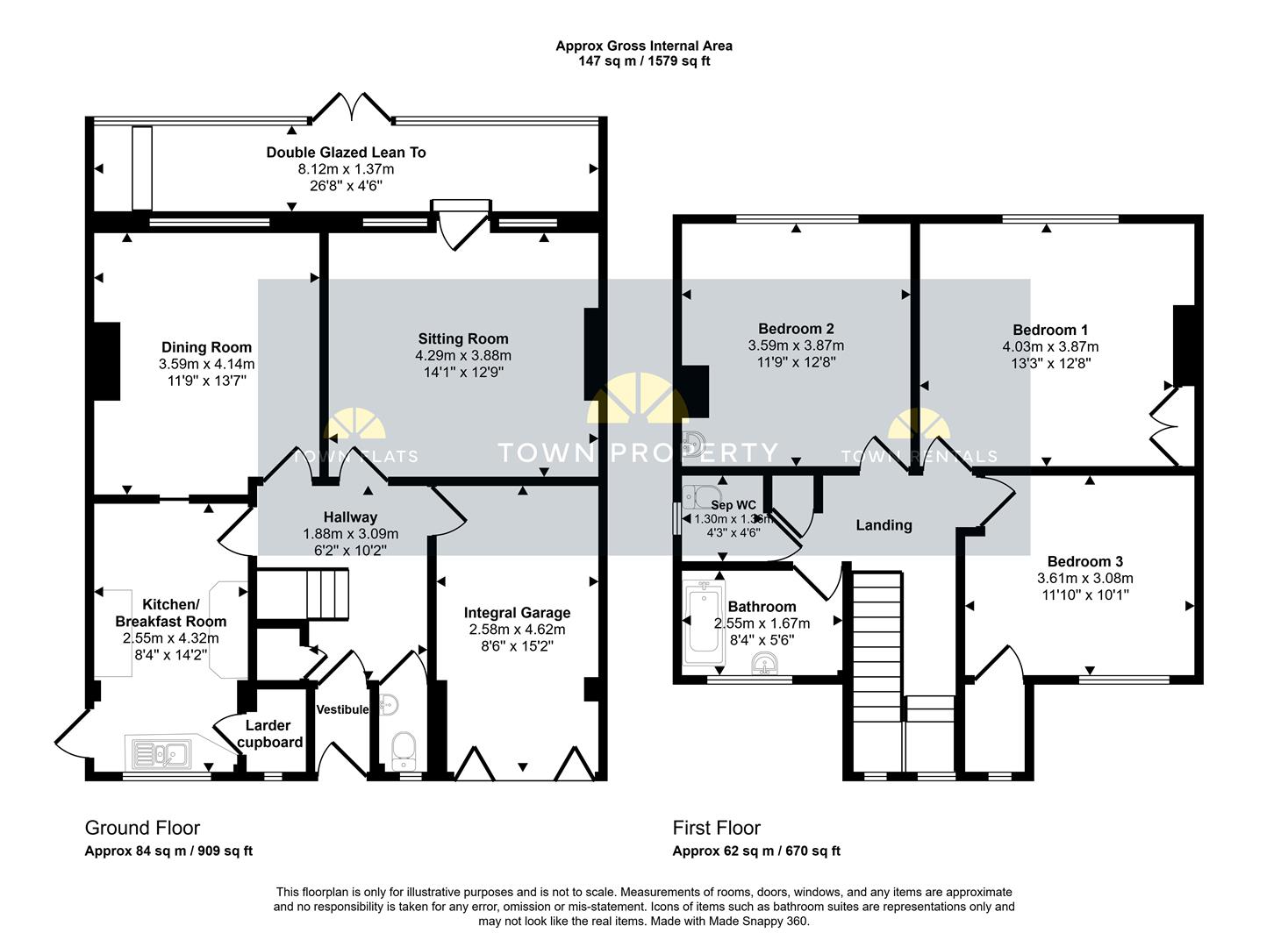 27, Osborne Road, Eastbourne floorplan