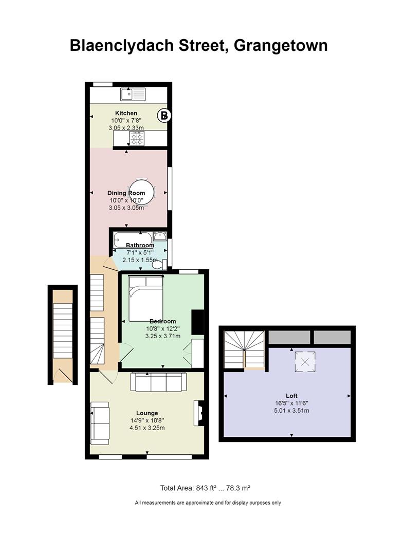 1 Bedrooms Flat to rent in Blaenclydach Street, Cardiff CF11