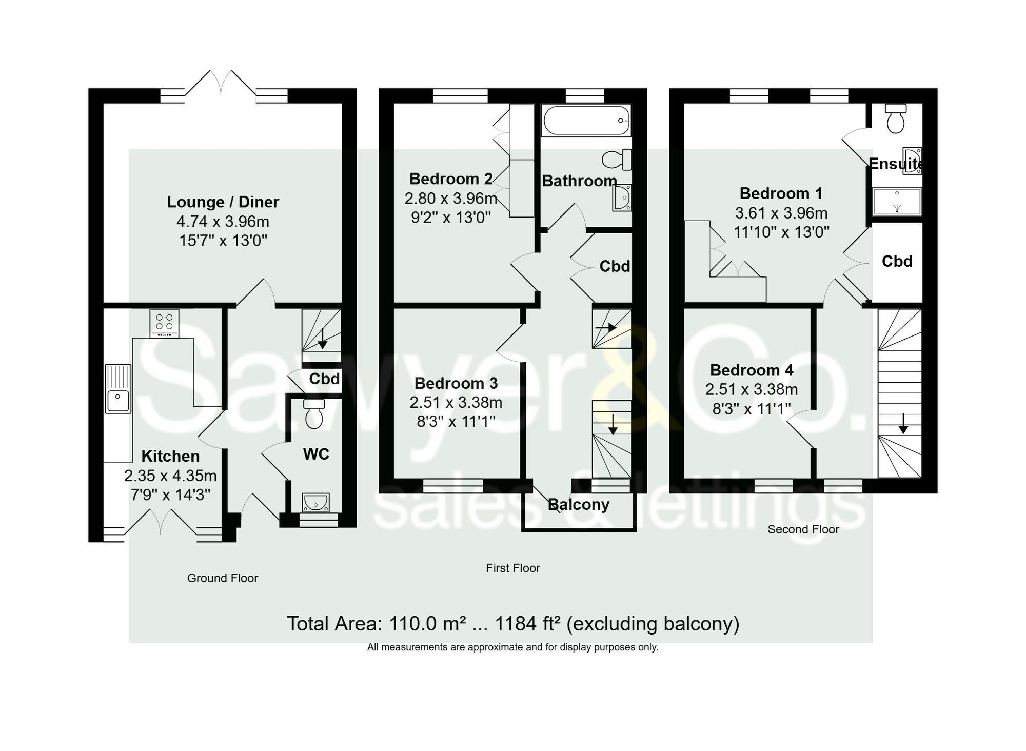 15 Cambridge Mews, Hove floorplan