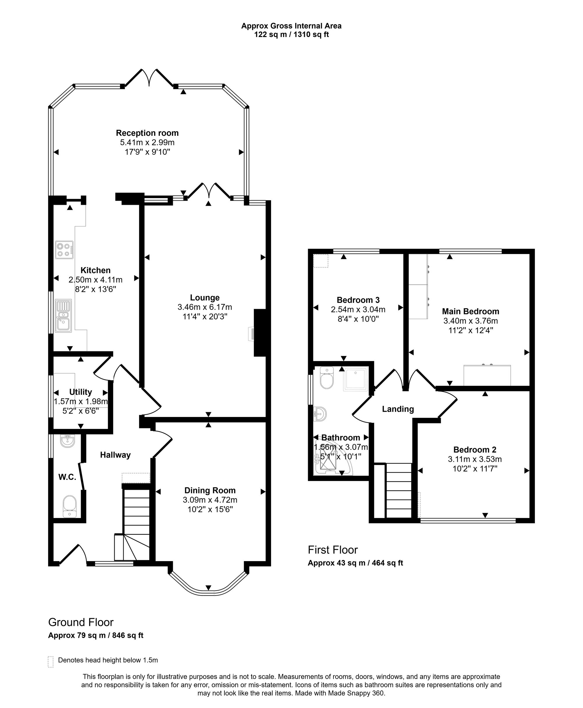 3 Redgrave Rise, Wigan floorplan