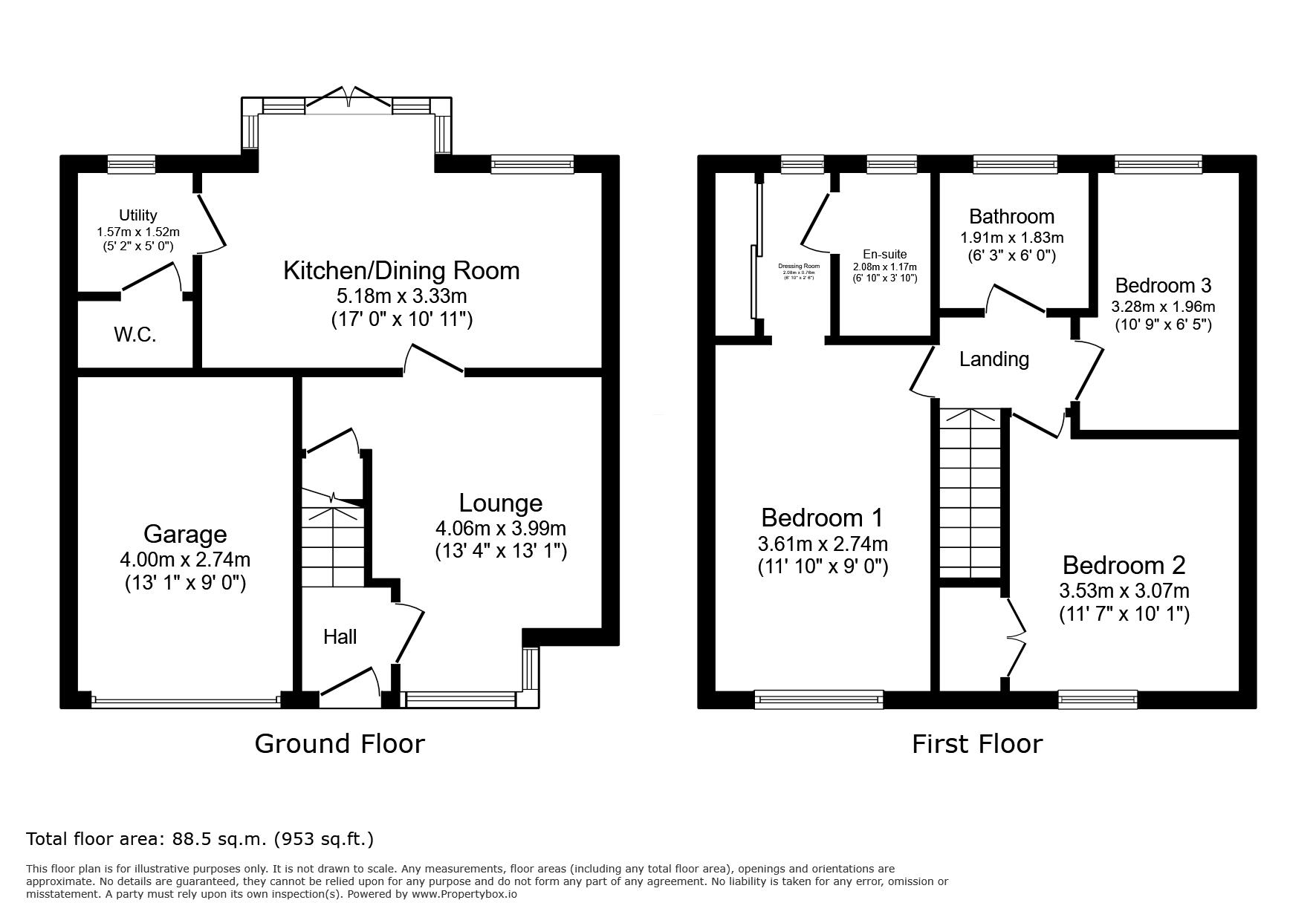 11, Bluebell Drive, Morpeth floorplan
