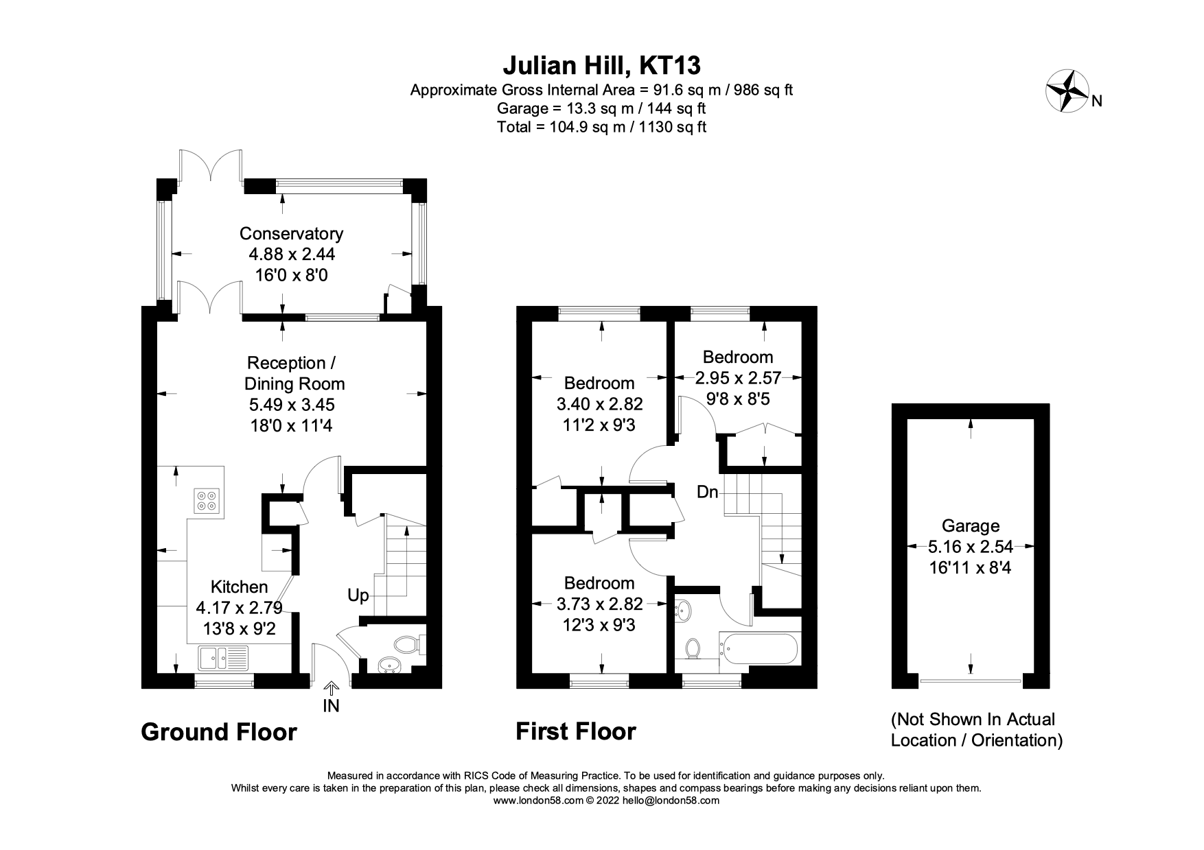 11, Julian Hill, Surrey floorplan