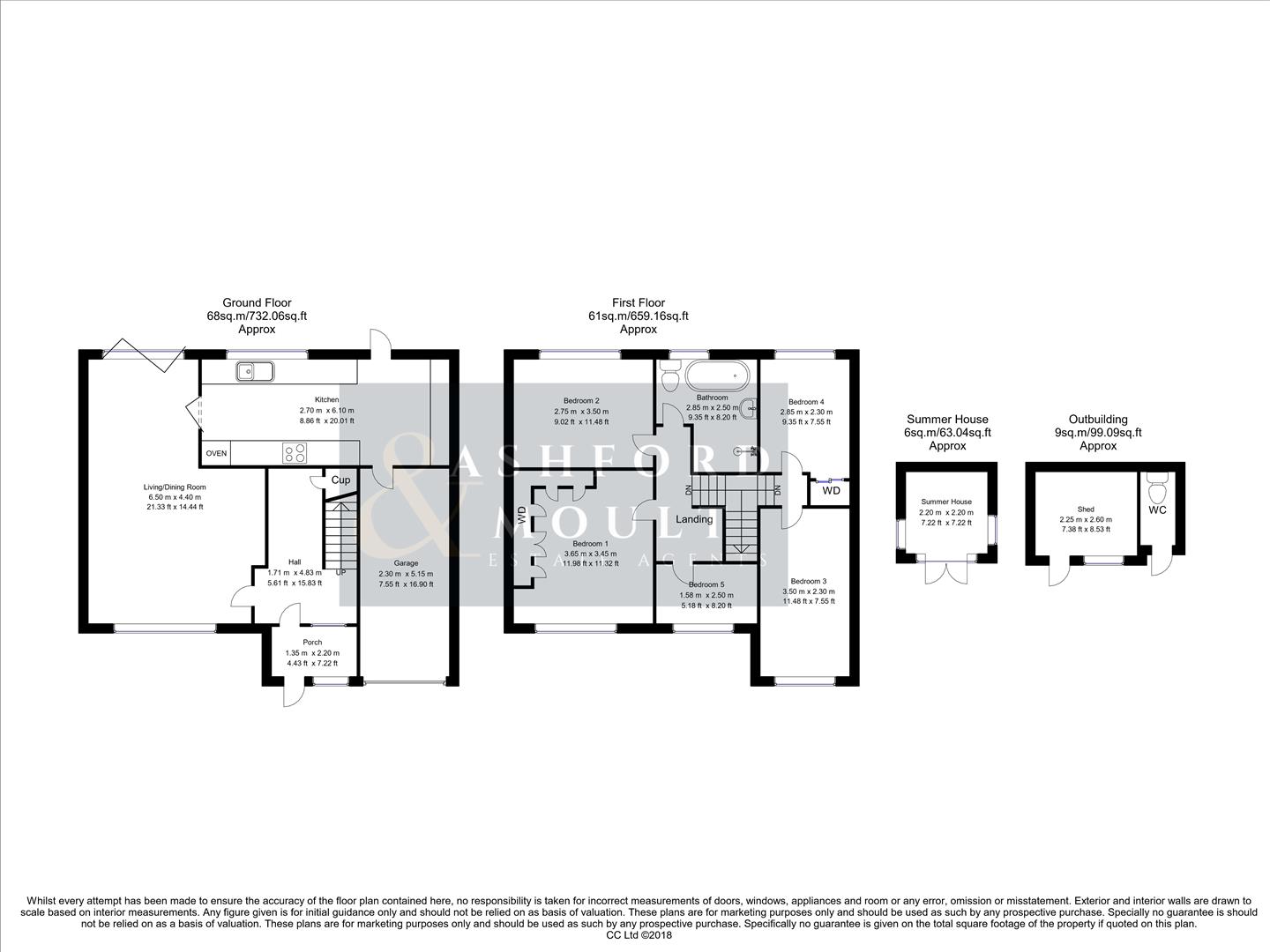 5, Walsingham Road, Nottingham floorplan