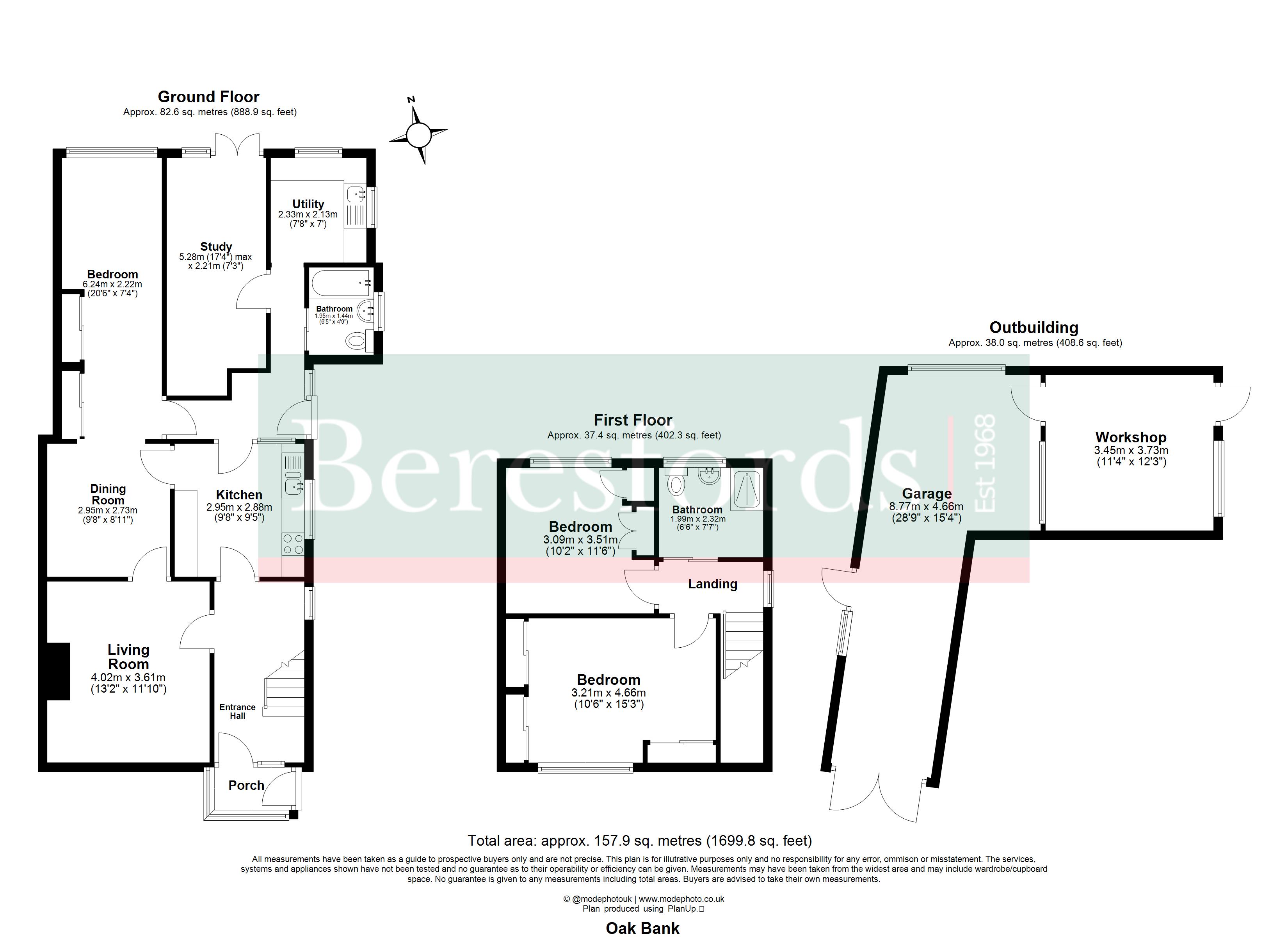9, Oakbank, Brentwood floorplan