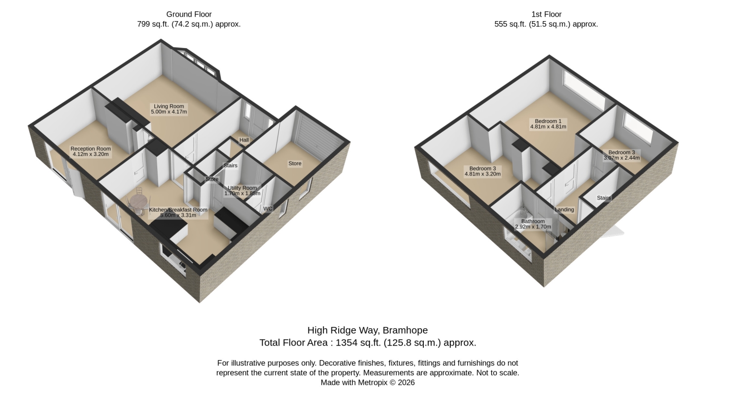 Orval, High Ridge Way, Leeds floorplan