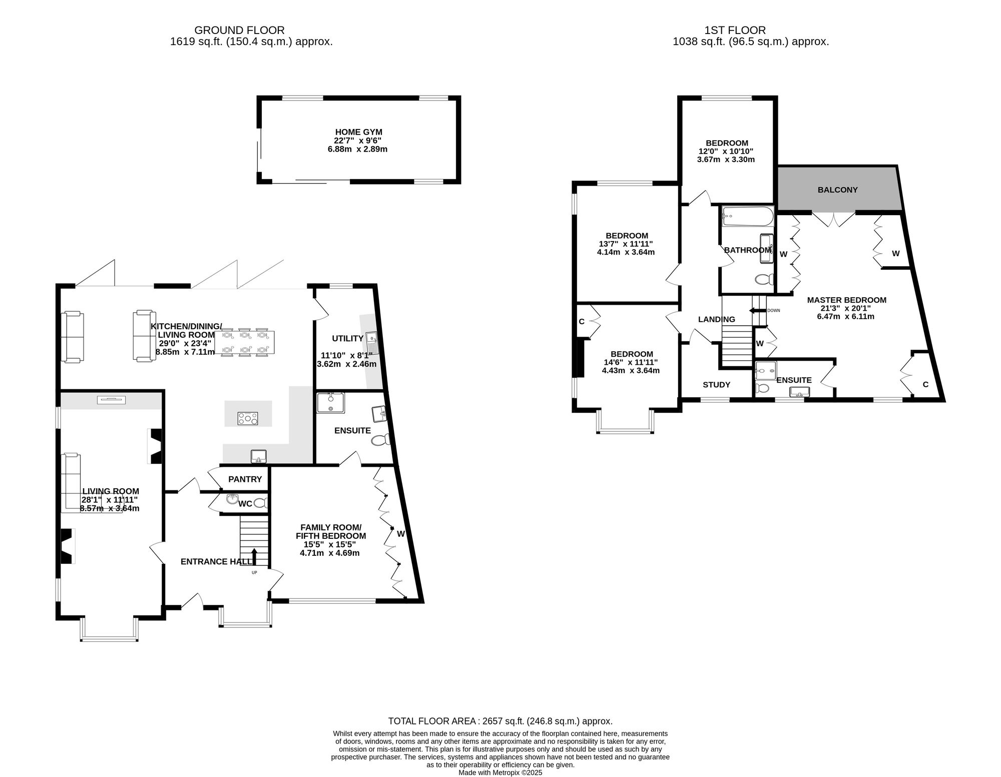 Blackwoods Bushey Croft, Oxted floorplan