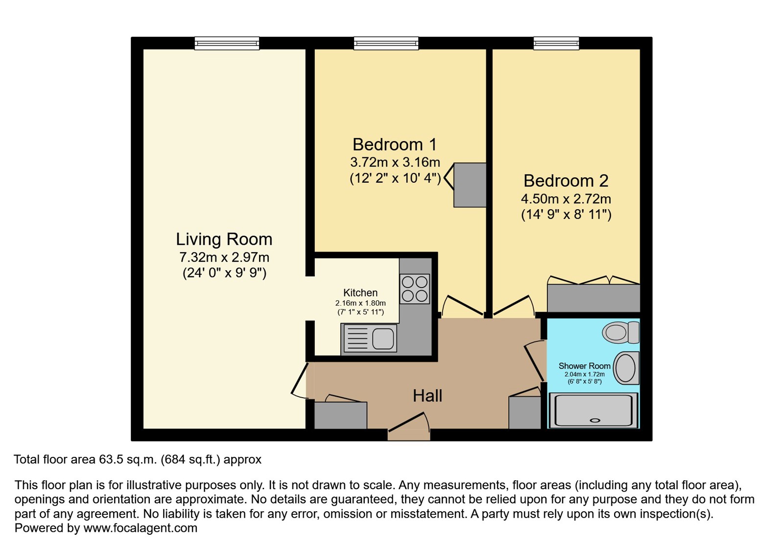 16, Homeclyst House (Exeter), Exeter floorplan