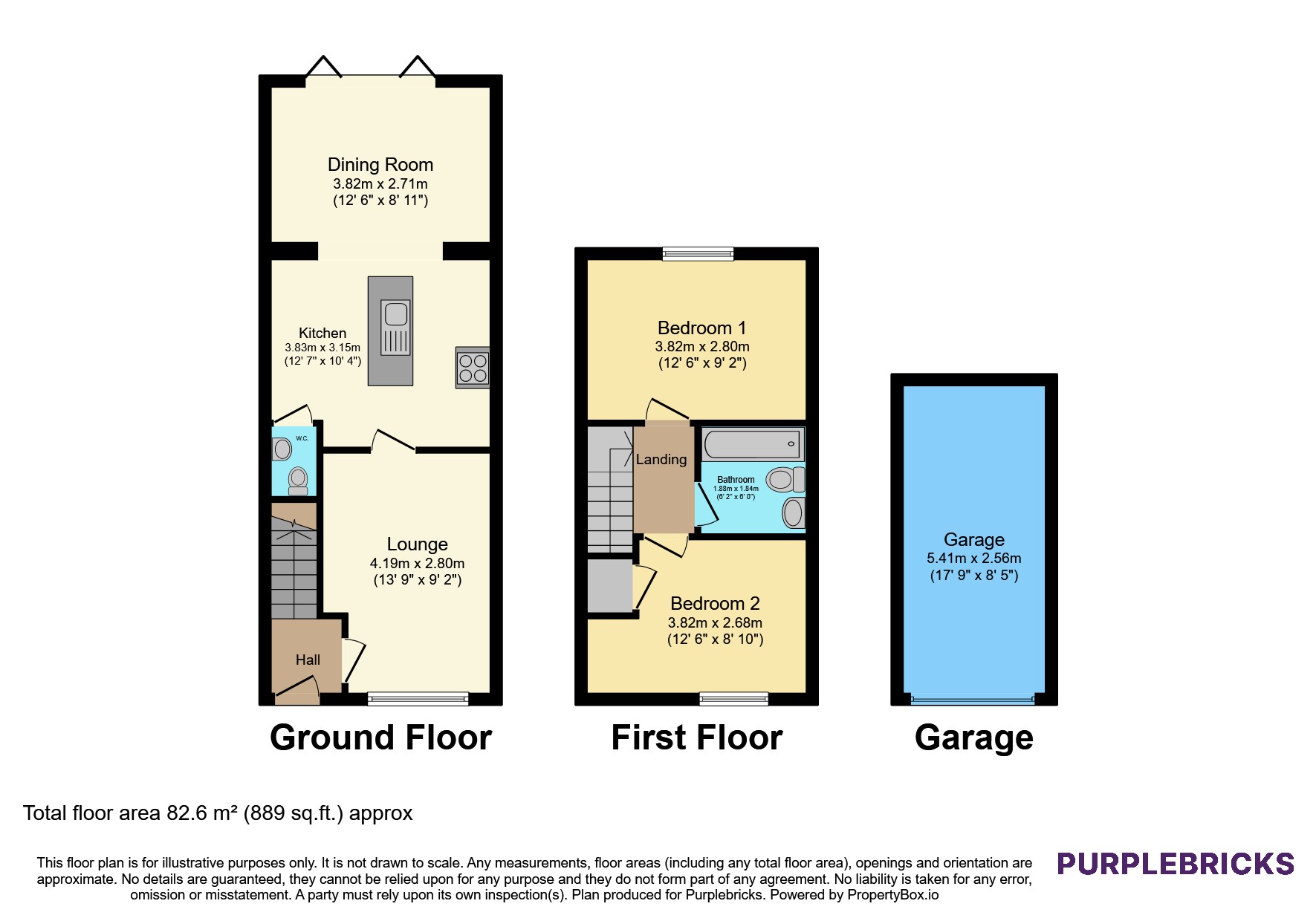 13 Burlawn Drive, Carclaze, St Austell floorplan