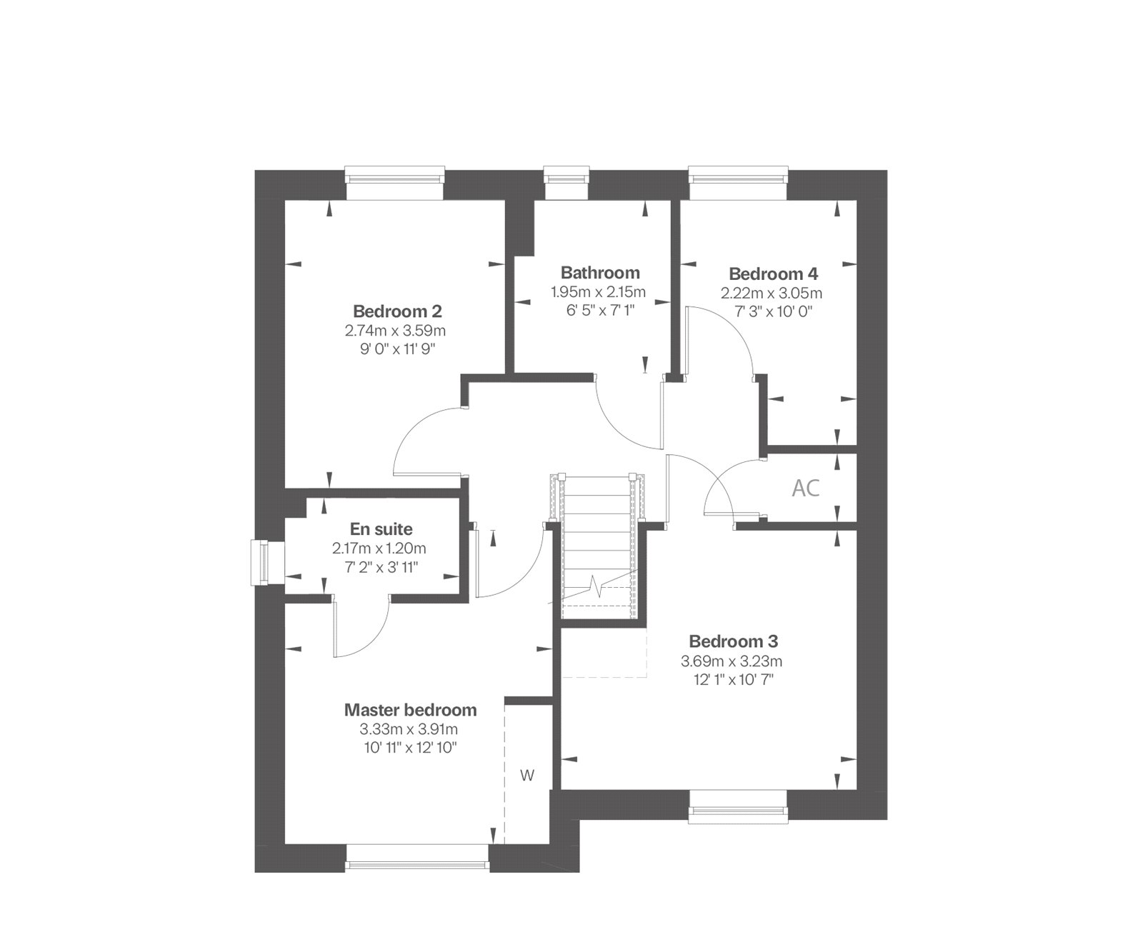 Home 50,, Willow Rise, Shrewsbury floorplan