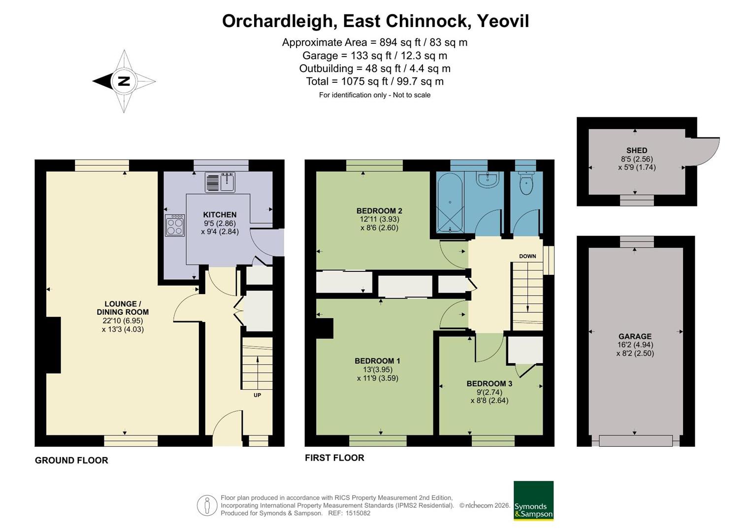 15, Orchardleigh, Yeovil floorplan