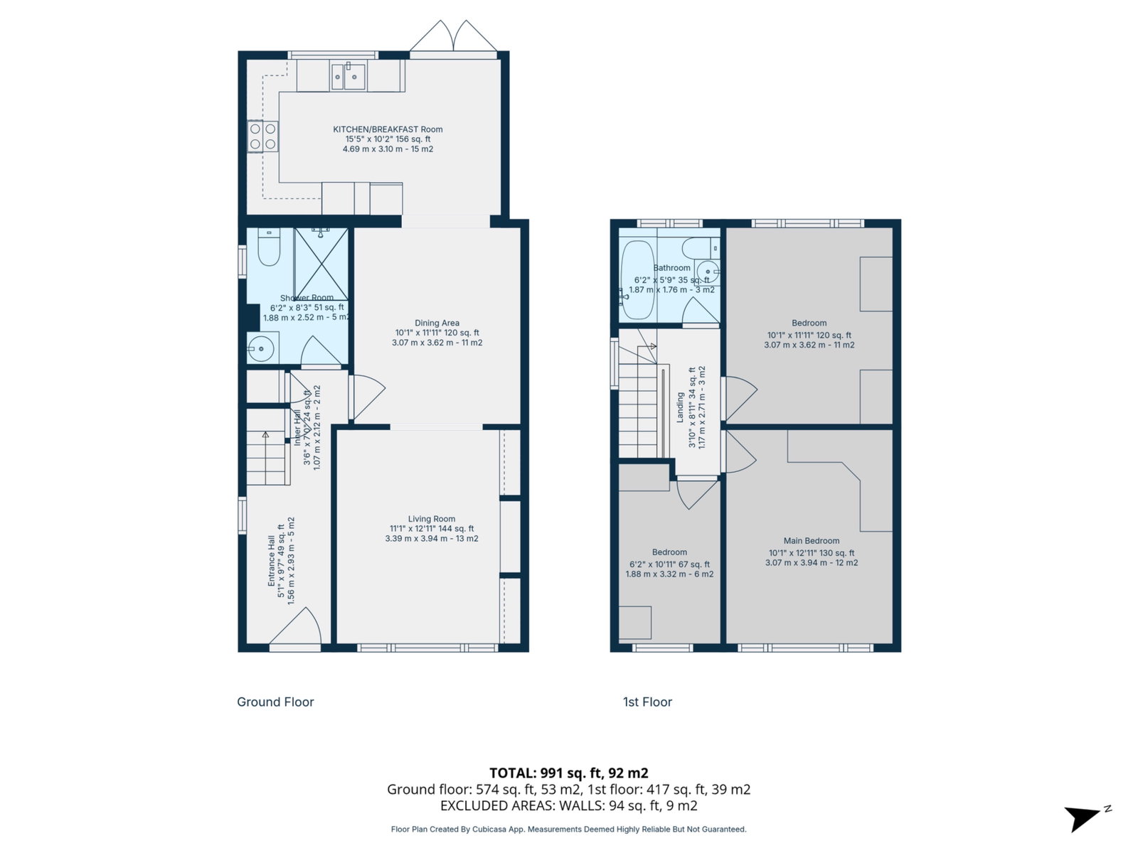 166, Lancaster Drive, Hornchurch floorplan