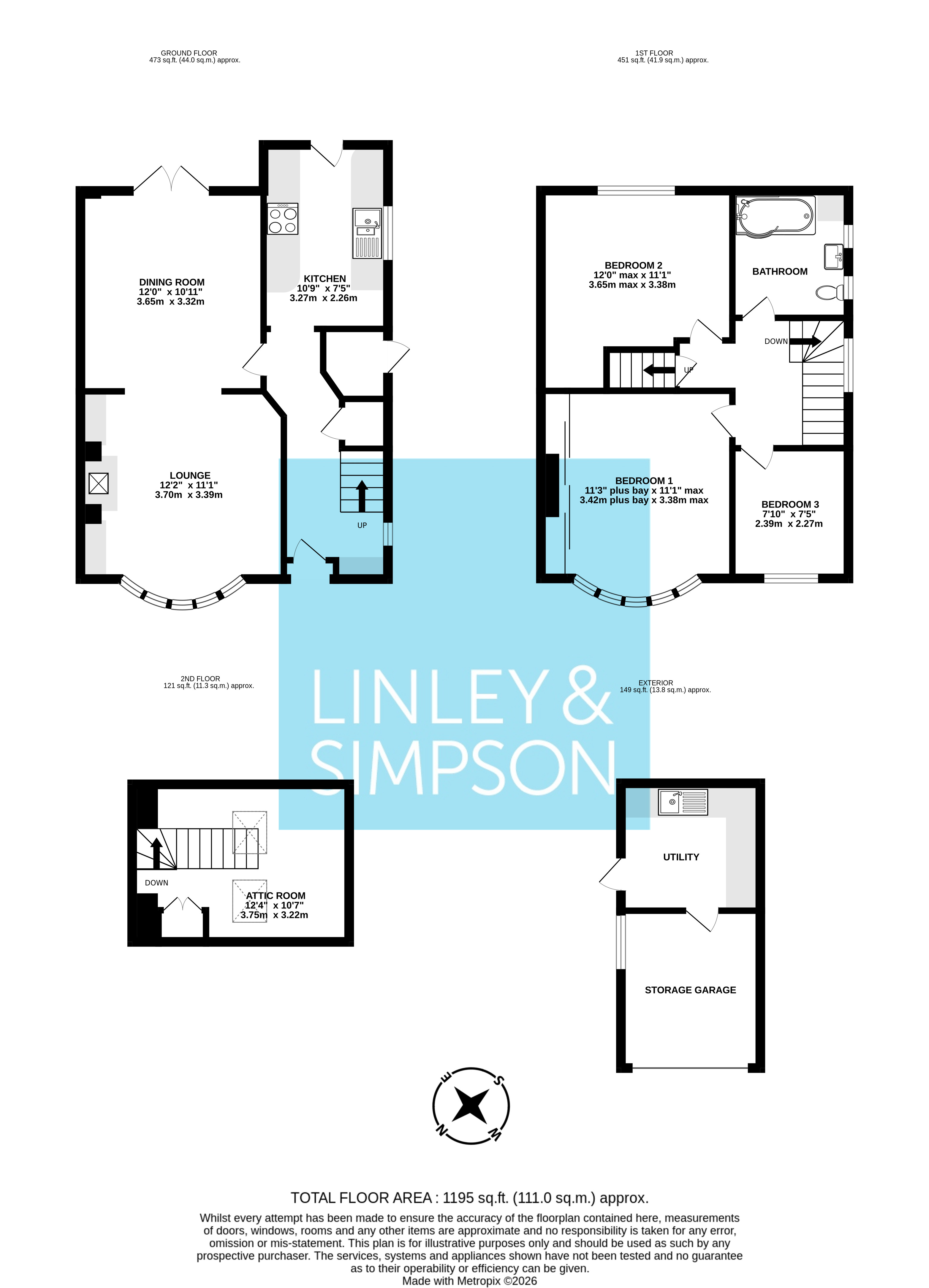 12, Ouseacres, York floorplan