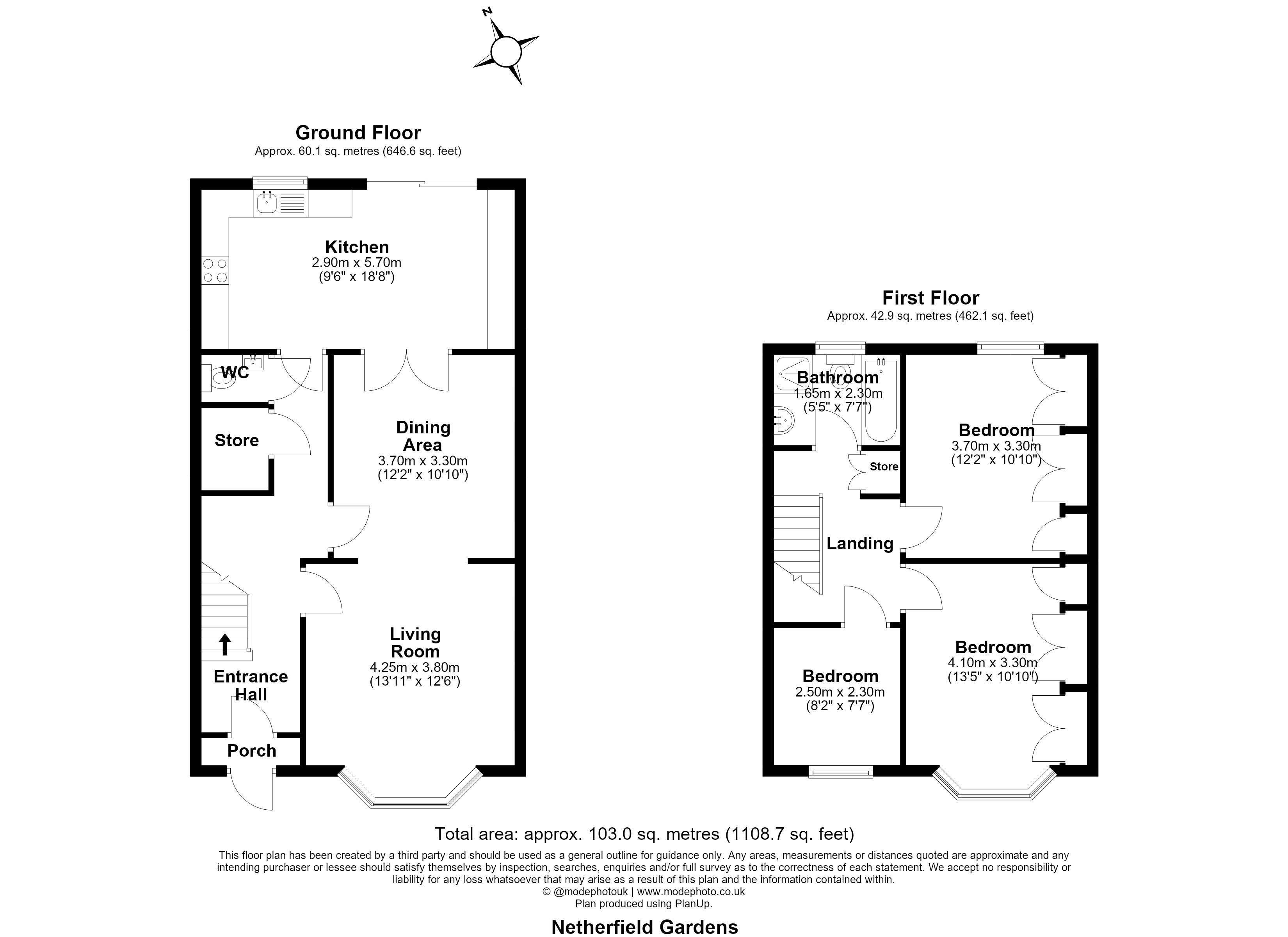 63, Netherfield Gardens, Barking floorplan
