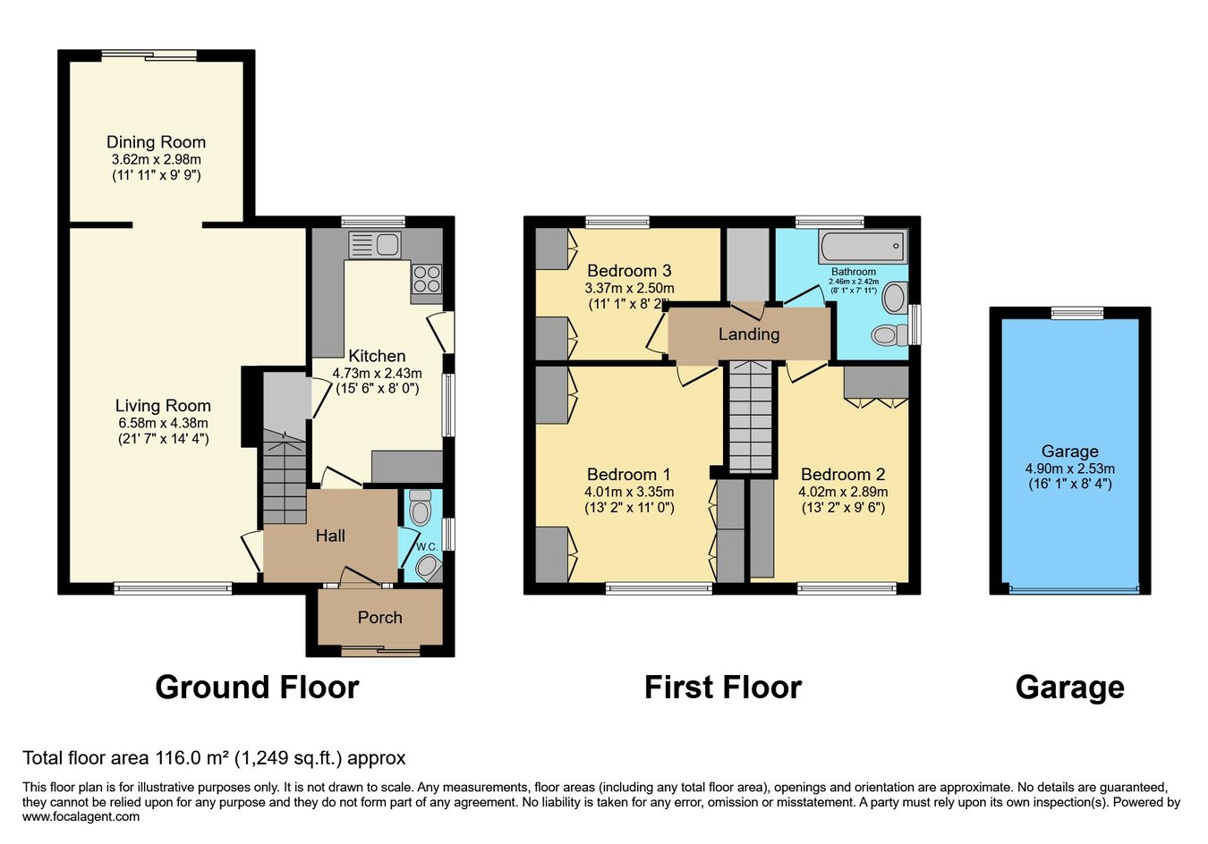 3, Monks Hill, Weston-Super-Mare floorplan