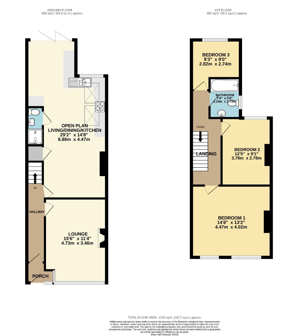 8, Cleveleys Avenue, Chorlton floorplan