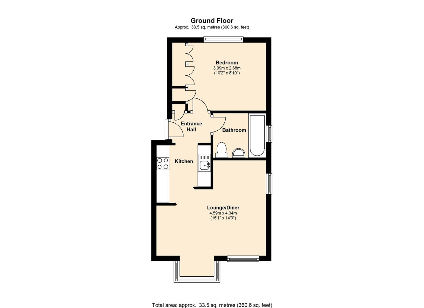 1 Bedrooms Flat to rent in Mistletoe Court, Mistletoe Hill, Luton LU2