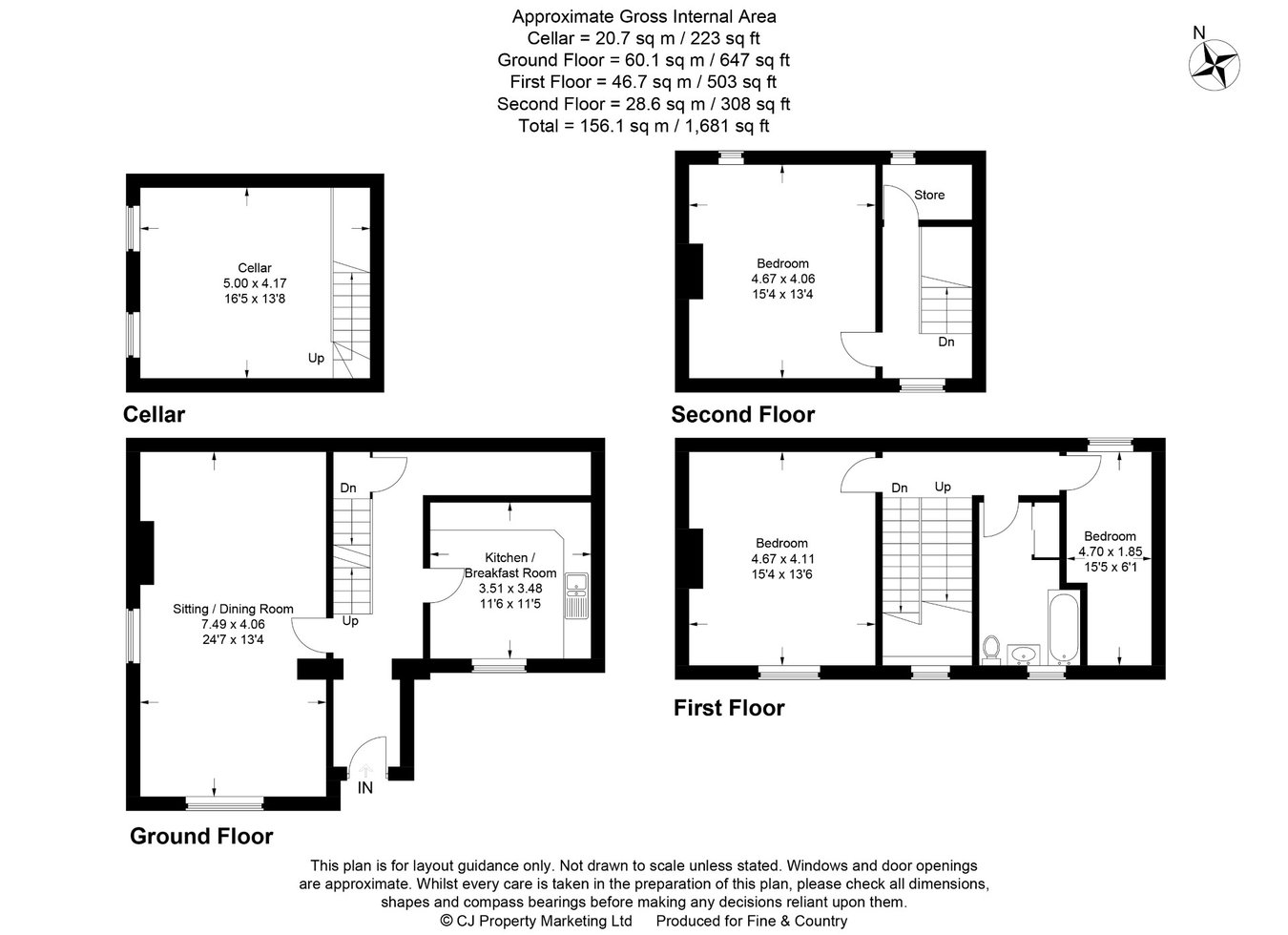 1 South View, Piggy Lane, Bicester floorplan