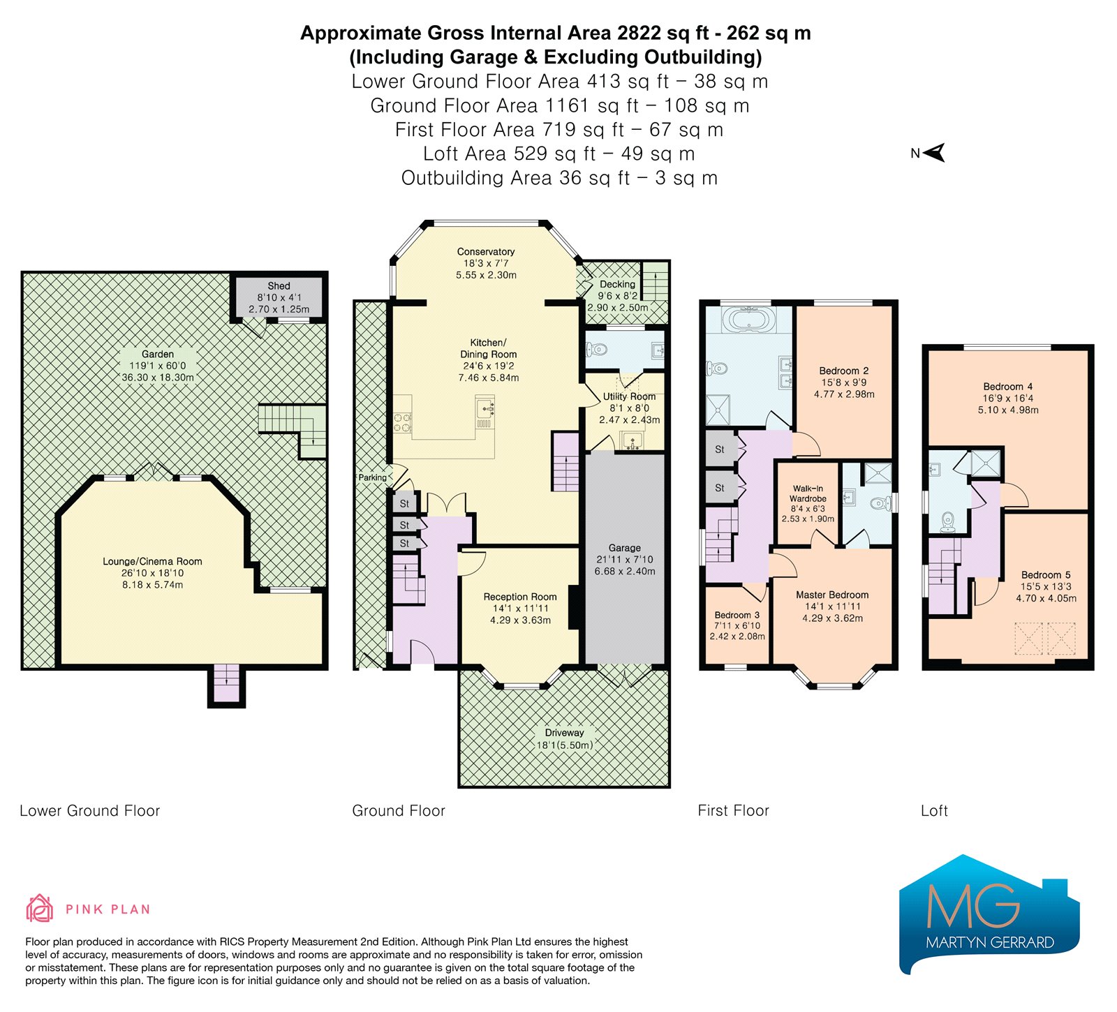 110, Woodville Road, Hertfordshire floorplan