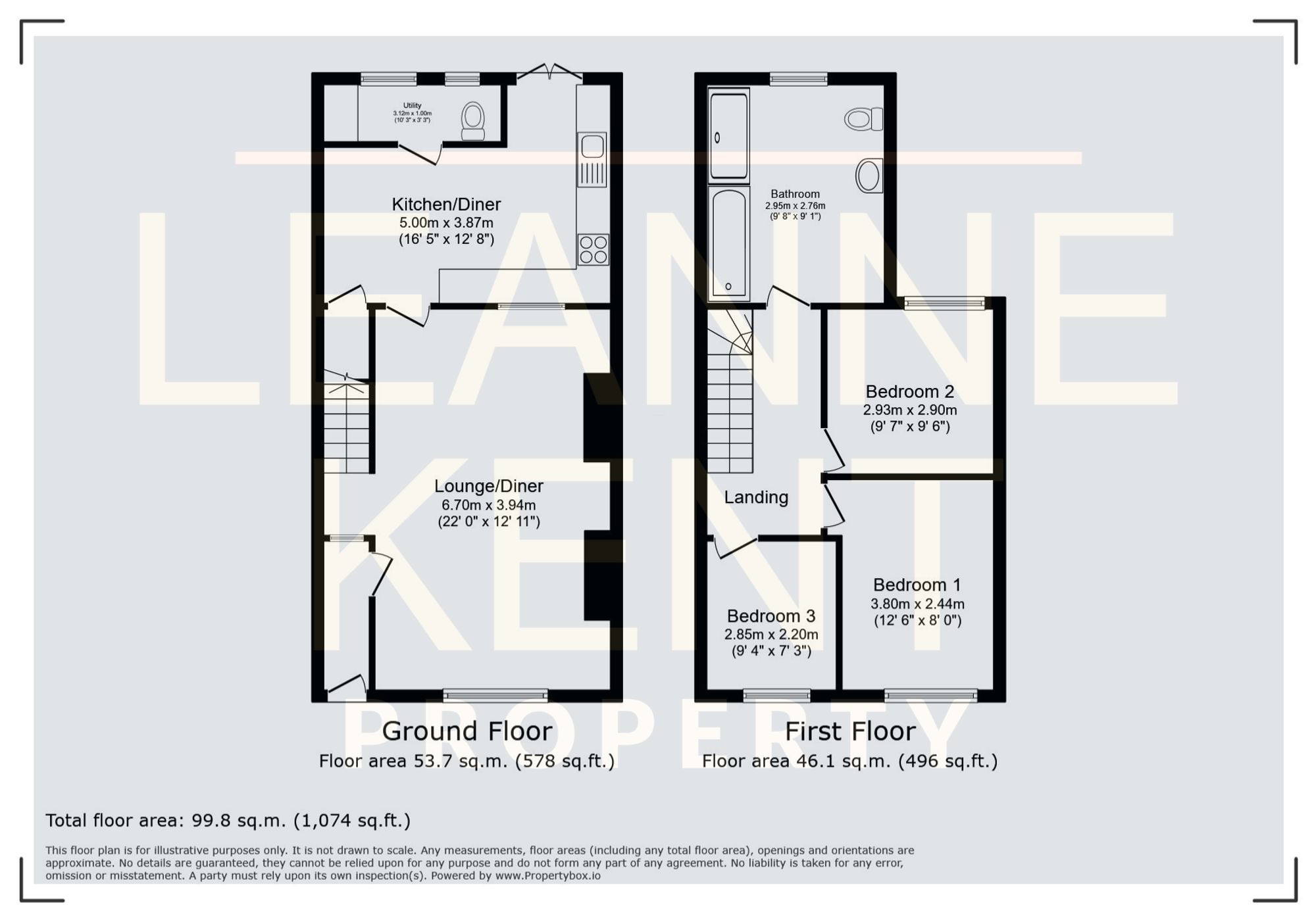 50 Mary Street, Caerphilly floorplan