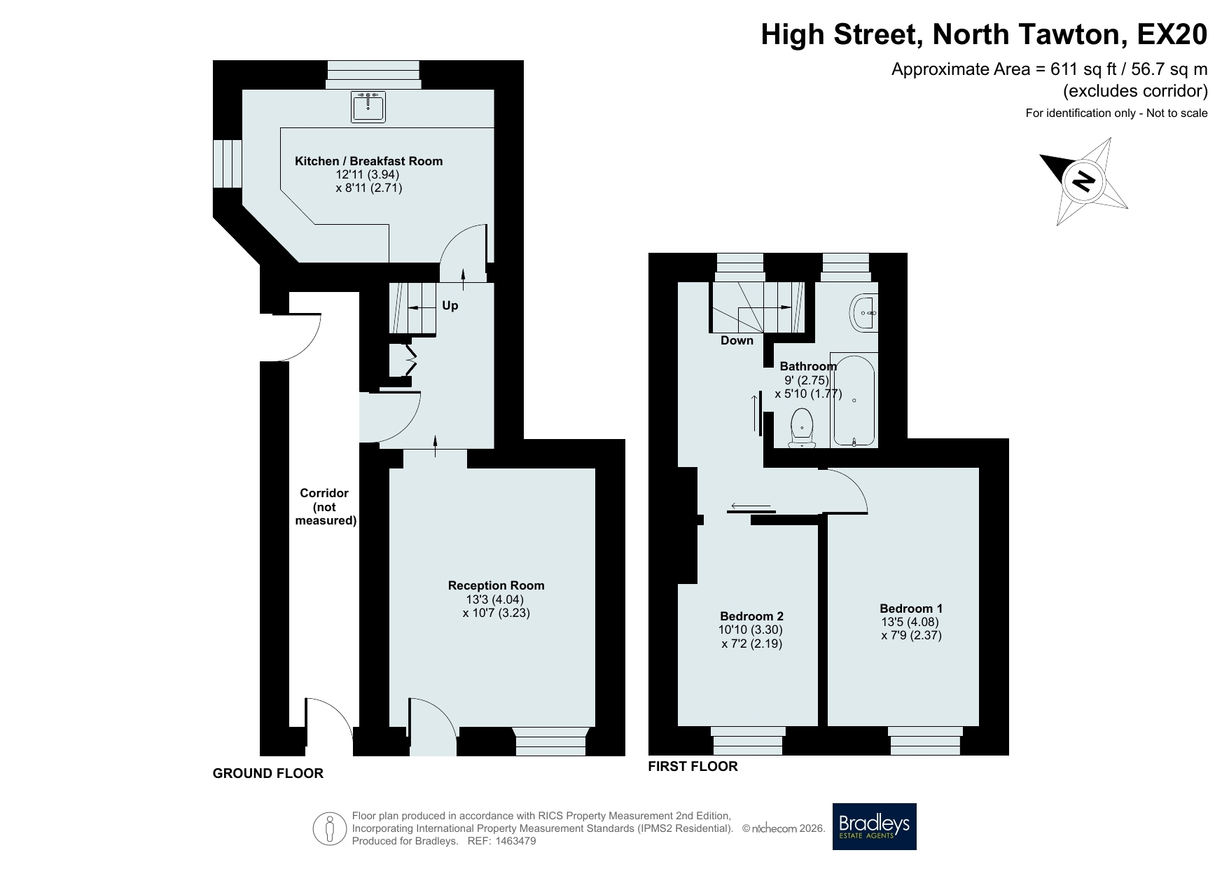 27 High Street, North Tawton Devon, Devon floorplan