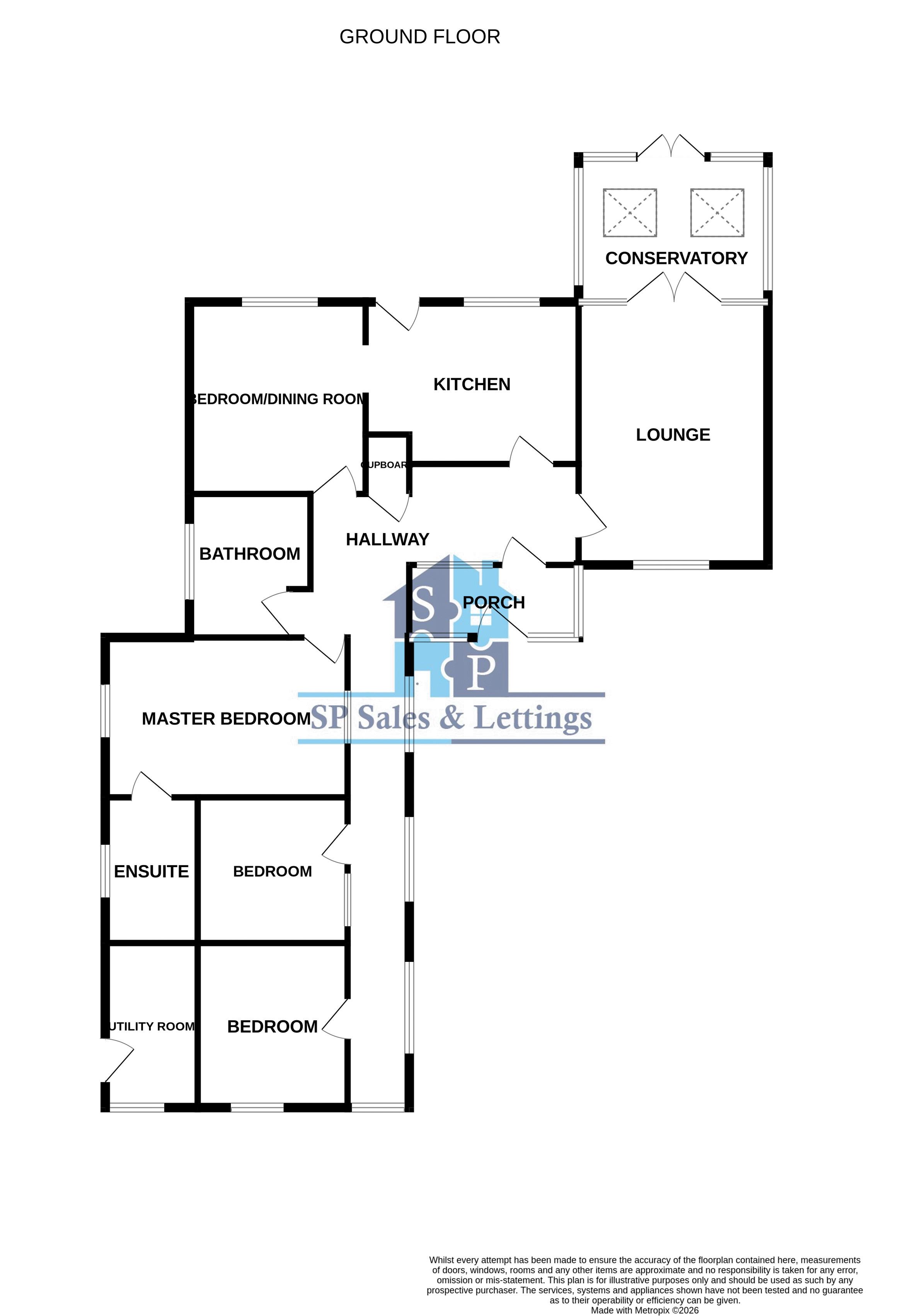 125, Bardon Road, Coalville floorplan