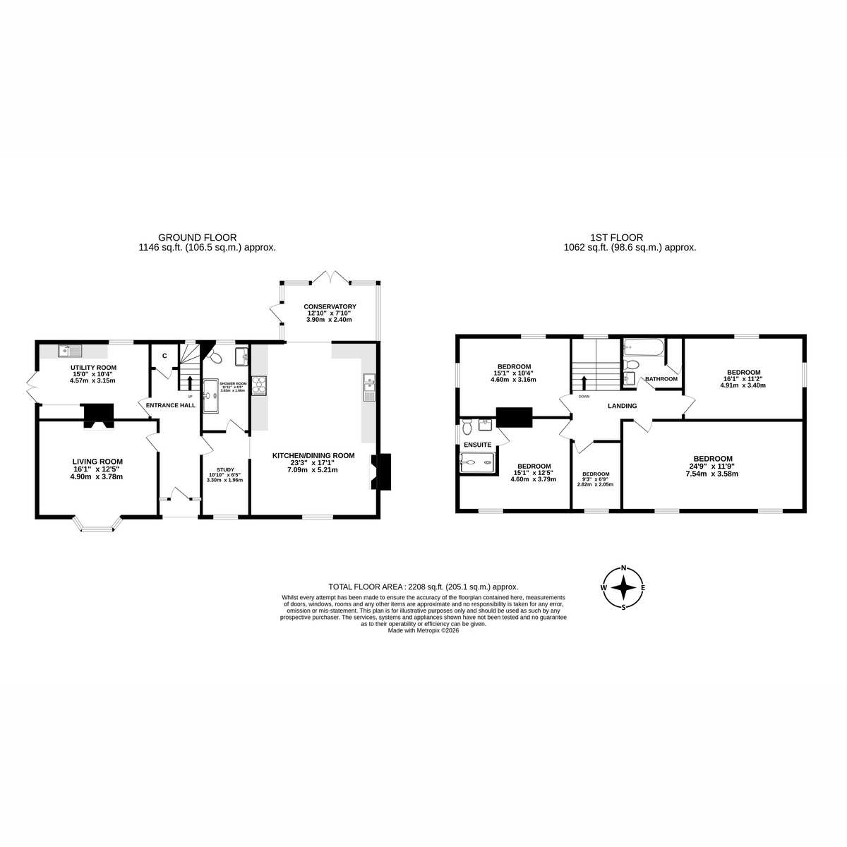 101 Croft Road, Upwell floorplan